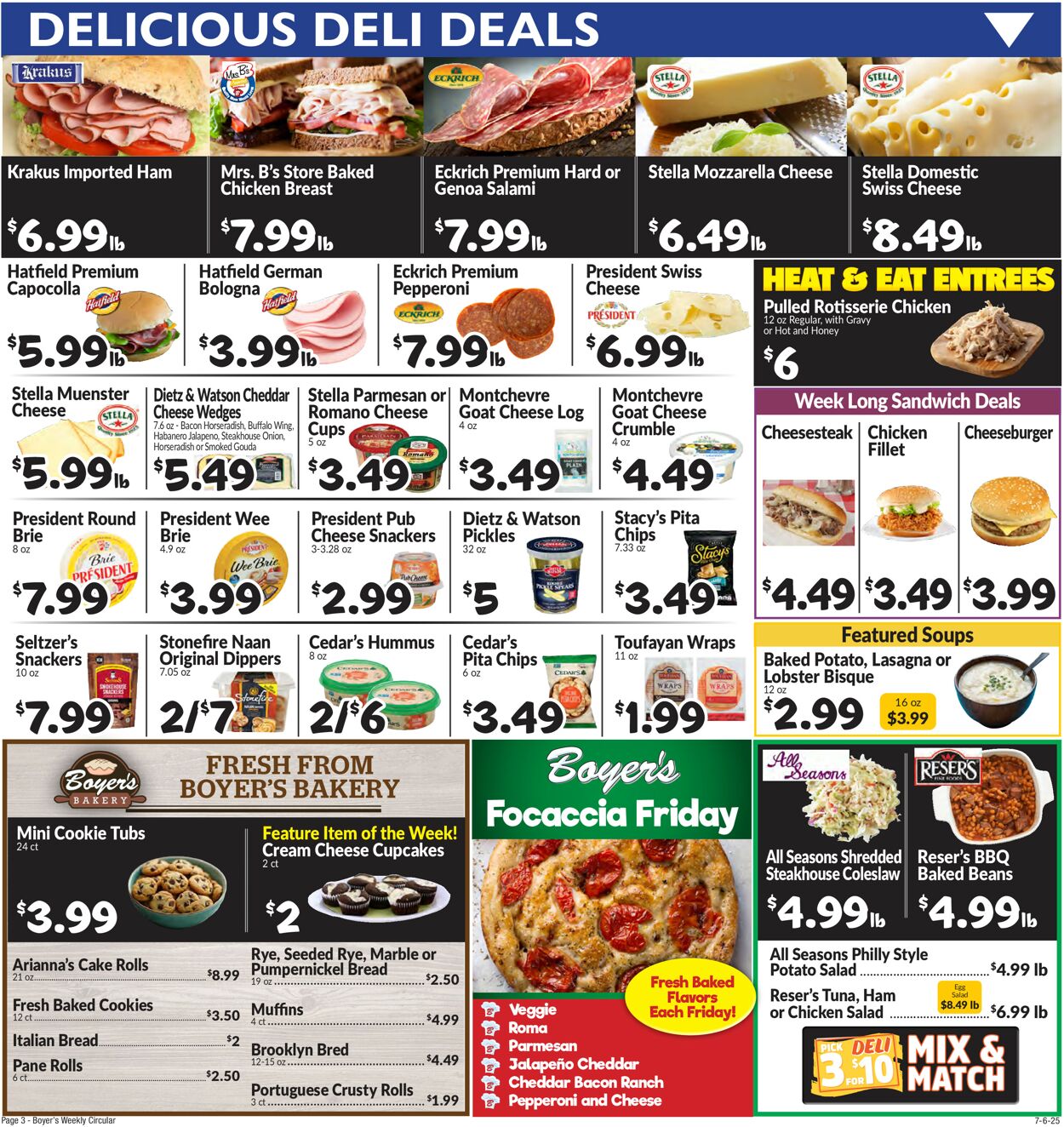 Catalogue Boyer's Food Markets from 07/06/2025