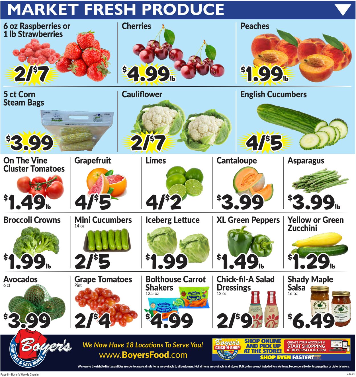 Catalogue Boyer's Food Markets from 07/06/2025