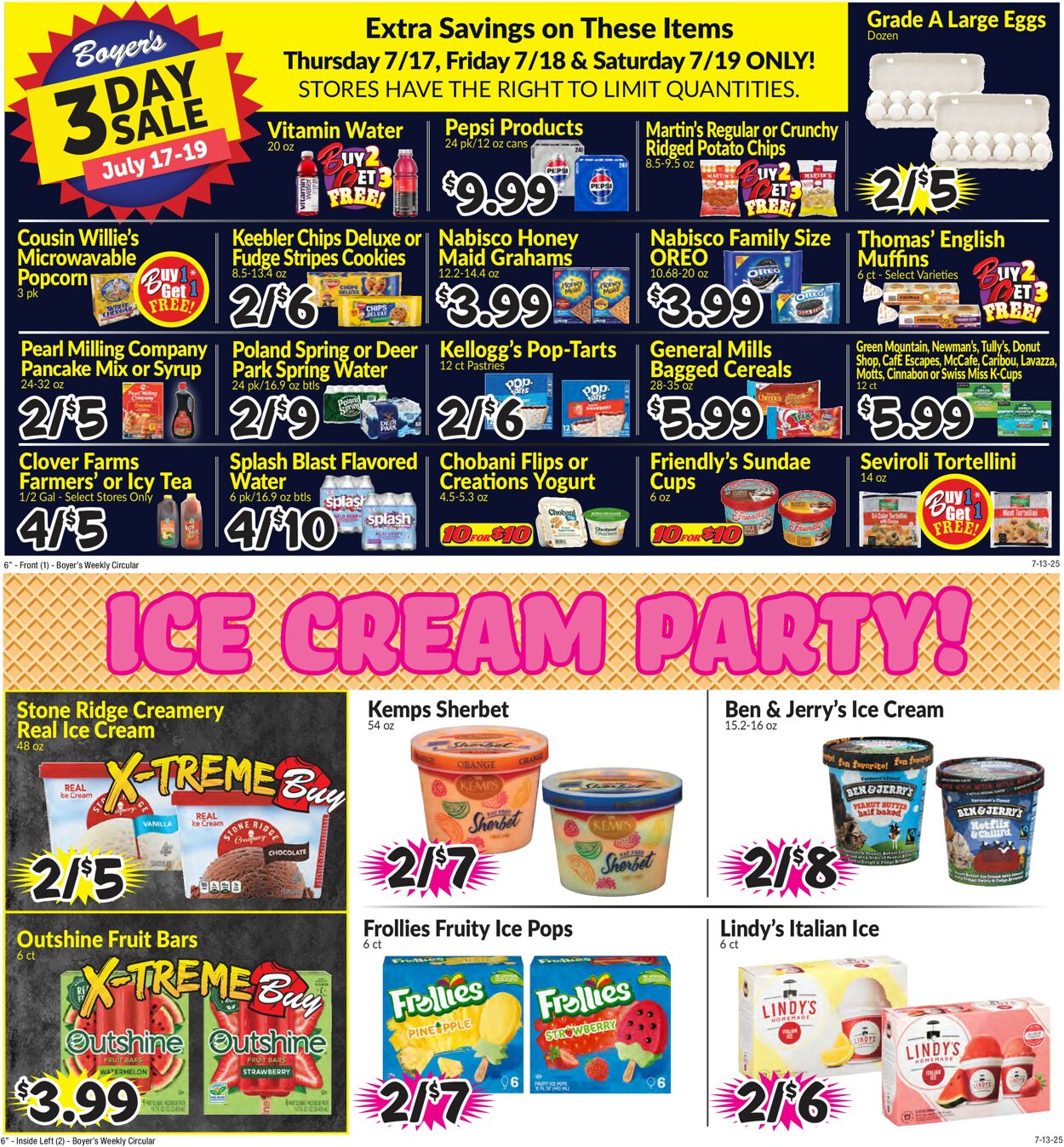 Catalogue Boyer's Food Markets from 07/13/2025