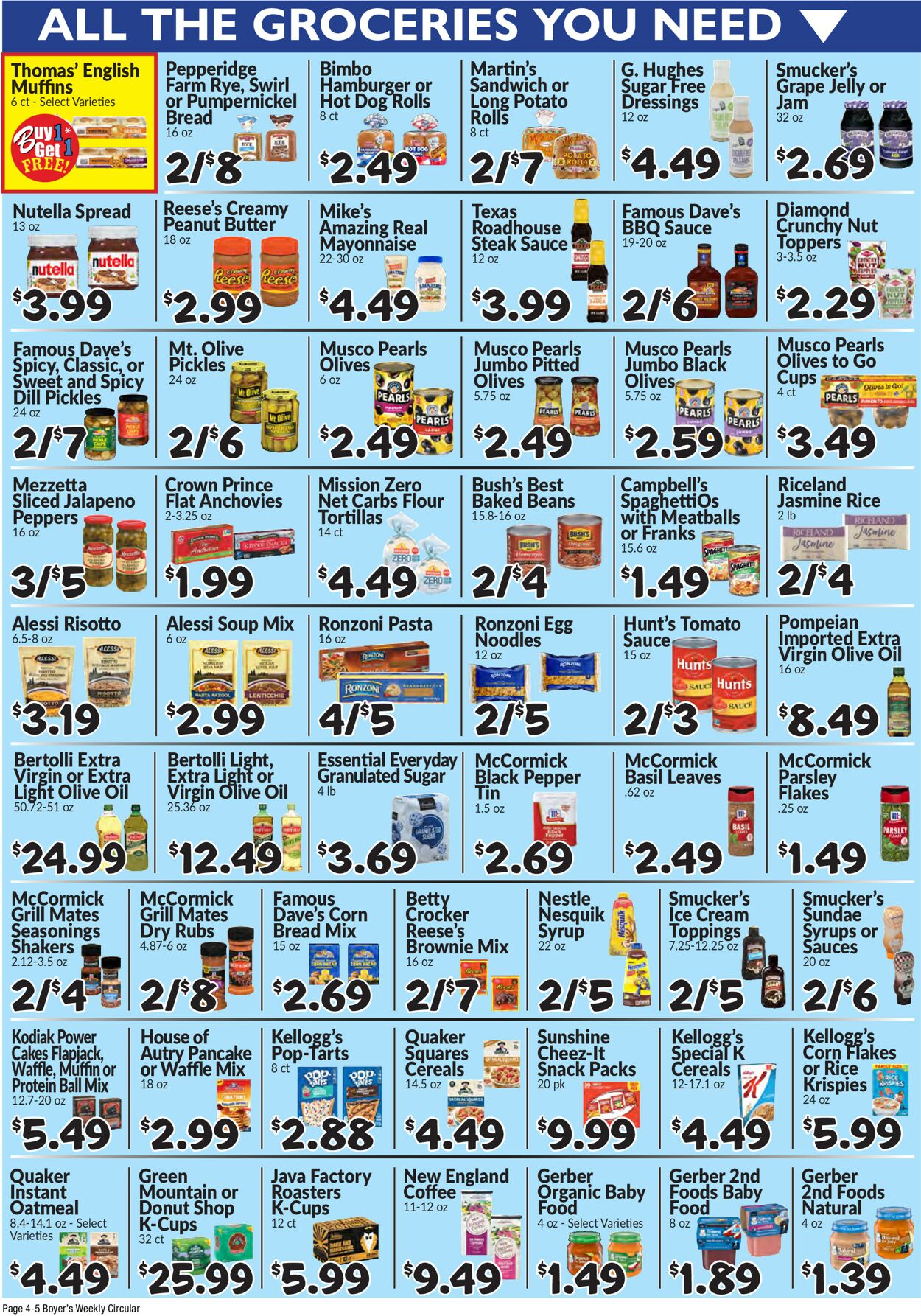 Catalogue Boyer's Food Markets from 07/20/2025