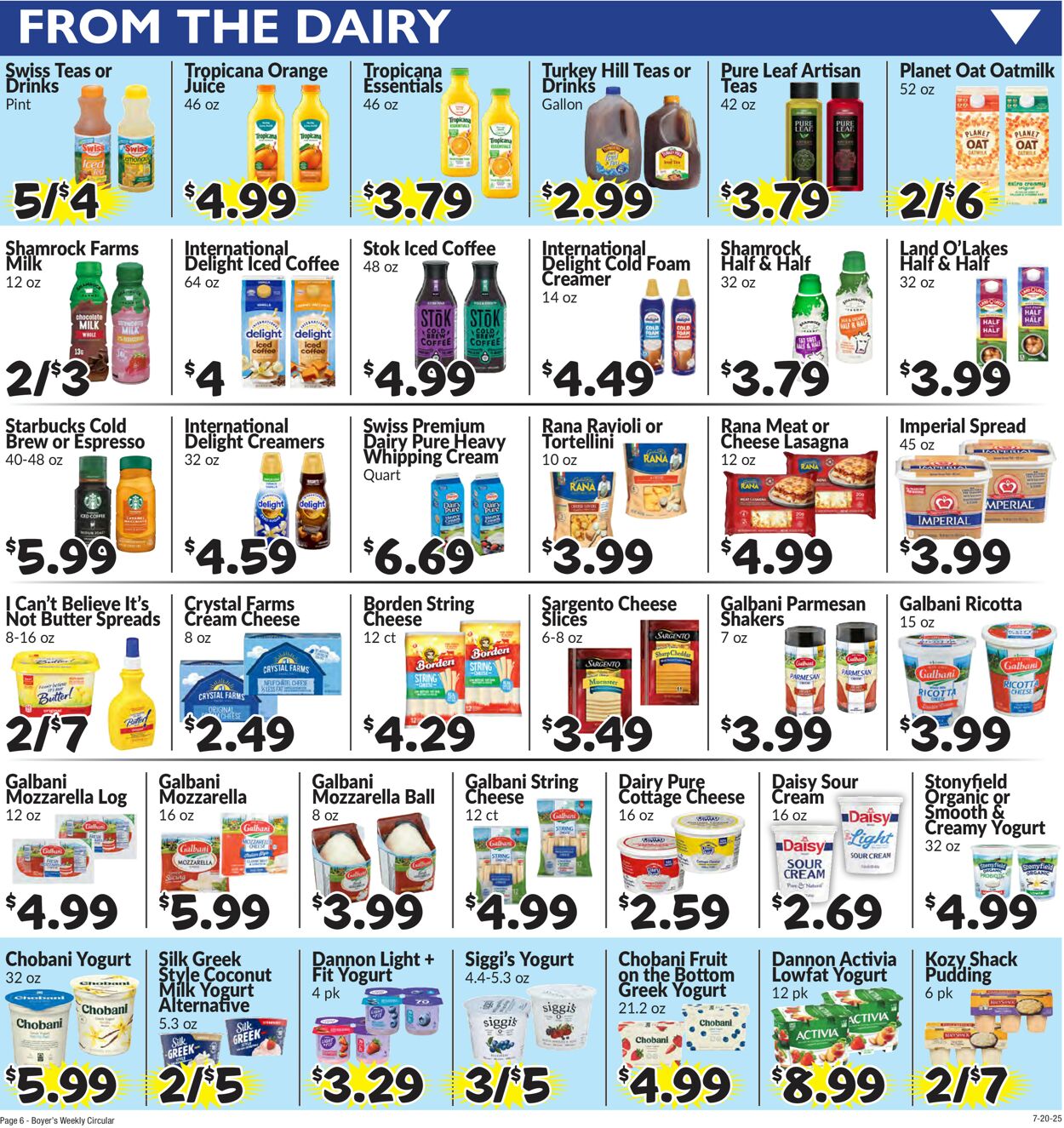 Catalogue Boyer's Food Markets from 07/20/2025