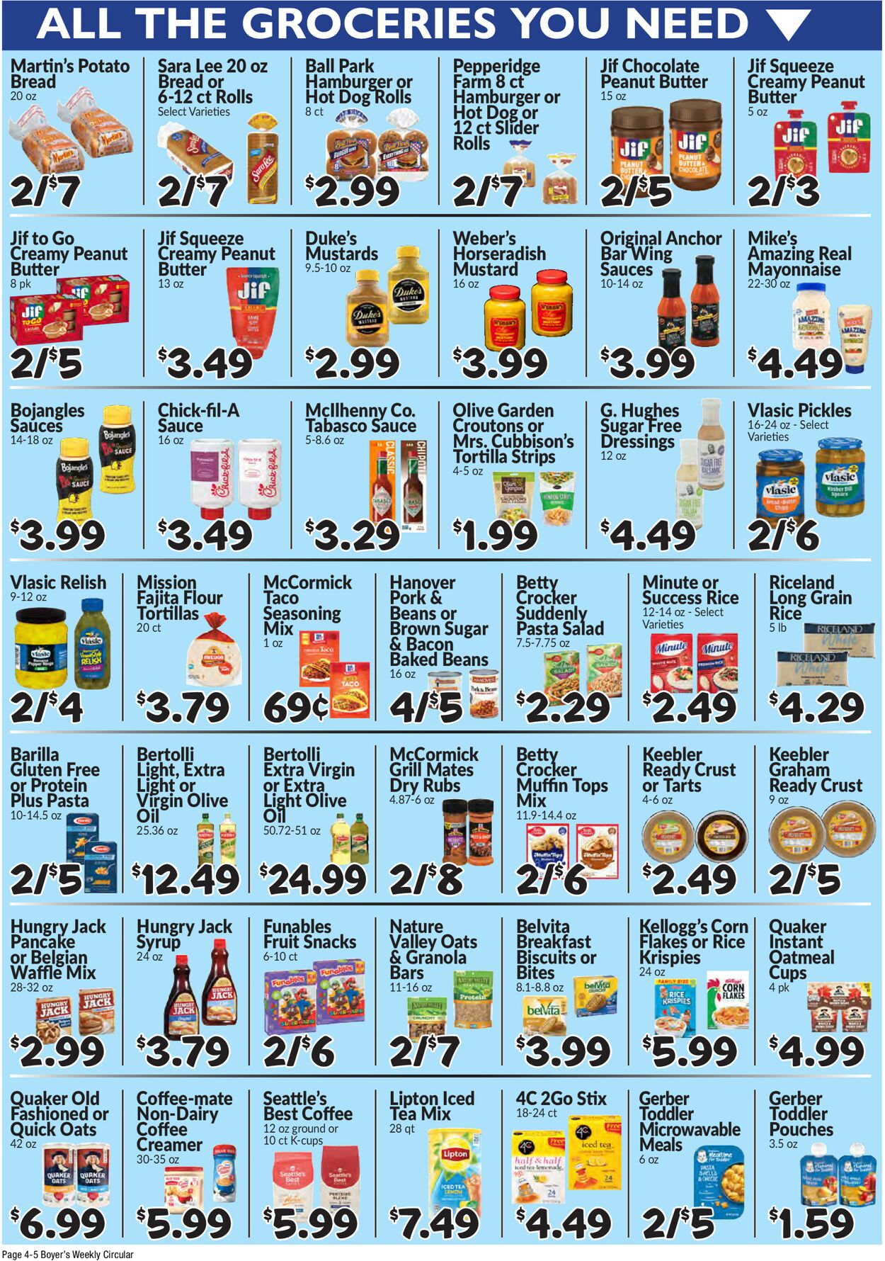 Catalogue Boyer's Food Markets from 07/27/2025