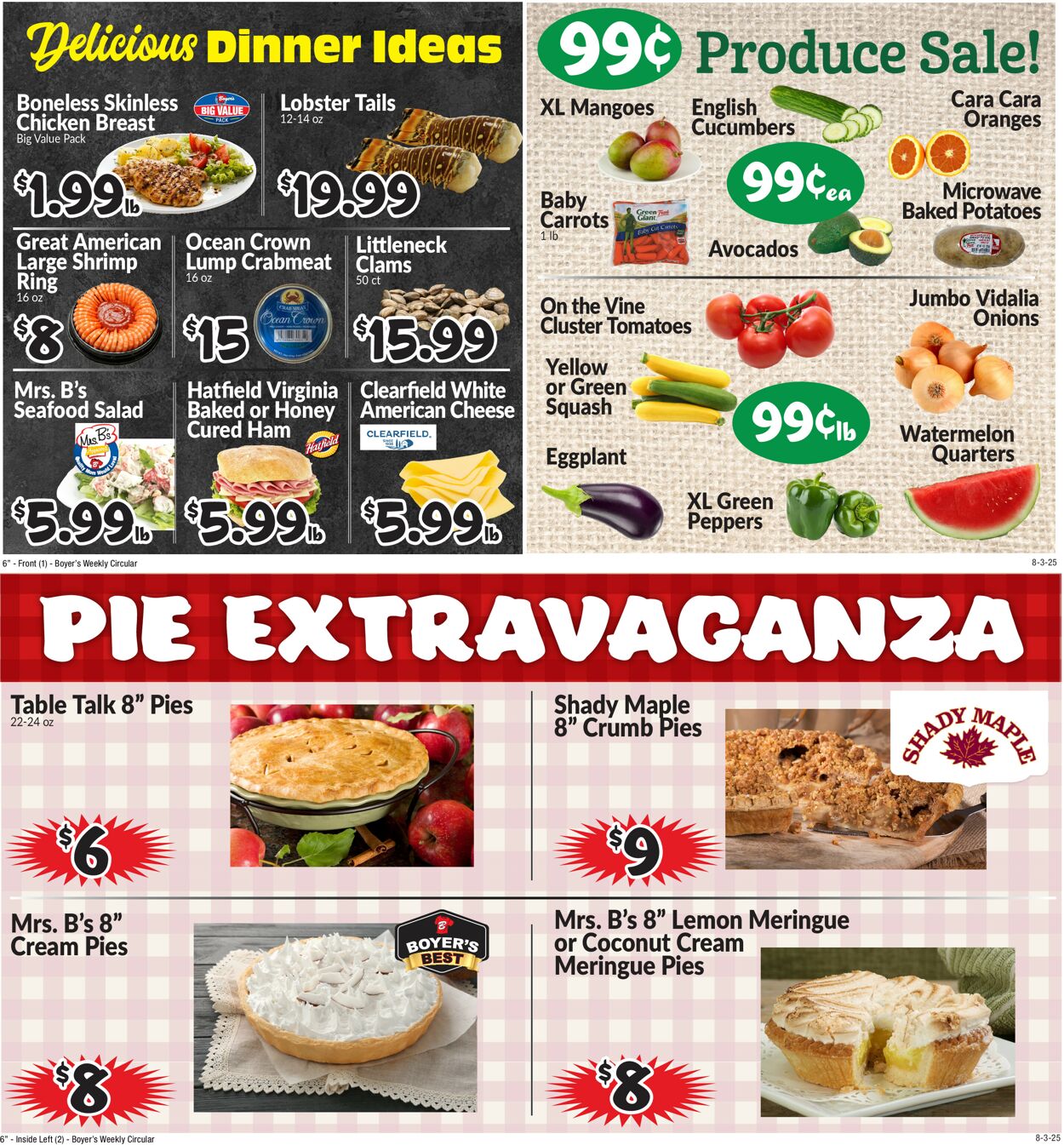 Catalogue Boyer's Food Markets from 08/03/2025