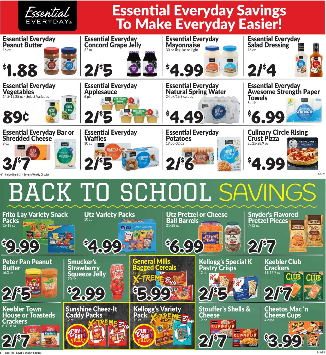 Catalogue Boyer's Food Markets from 08/03/2025