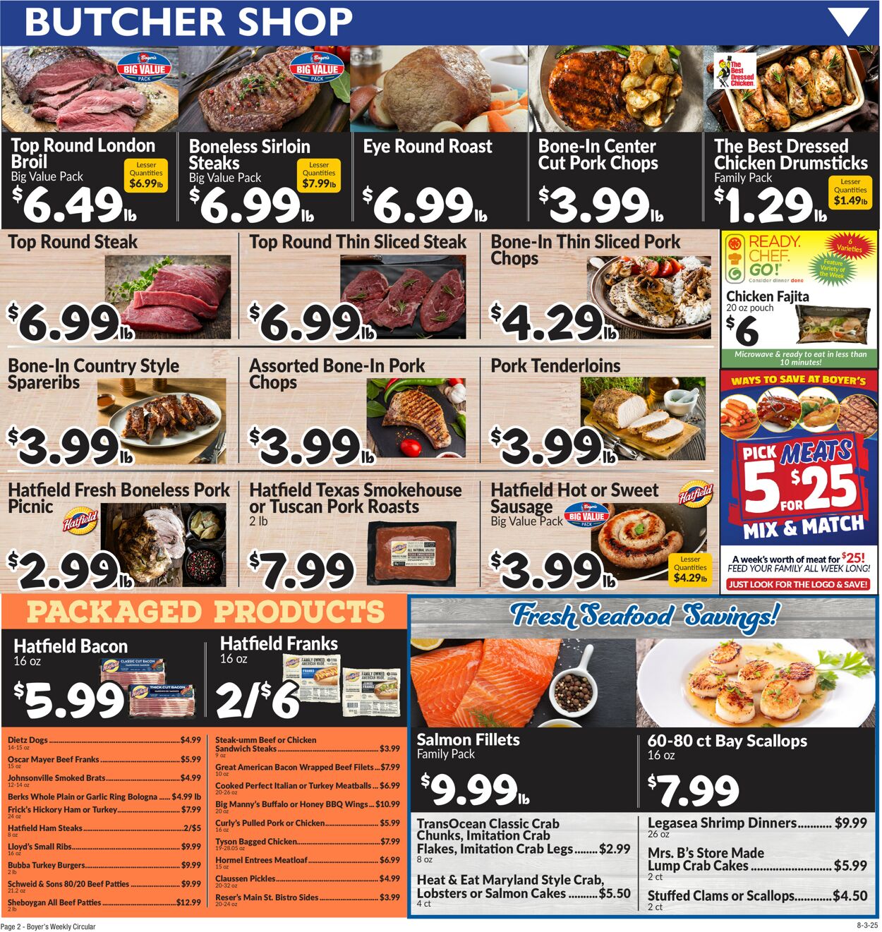 Catalogue Boyer's Food Markets from 08/03/2025