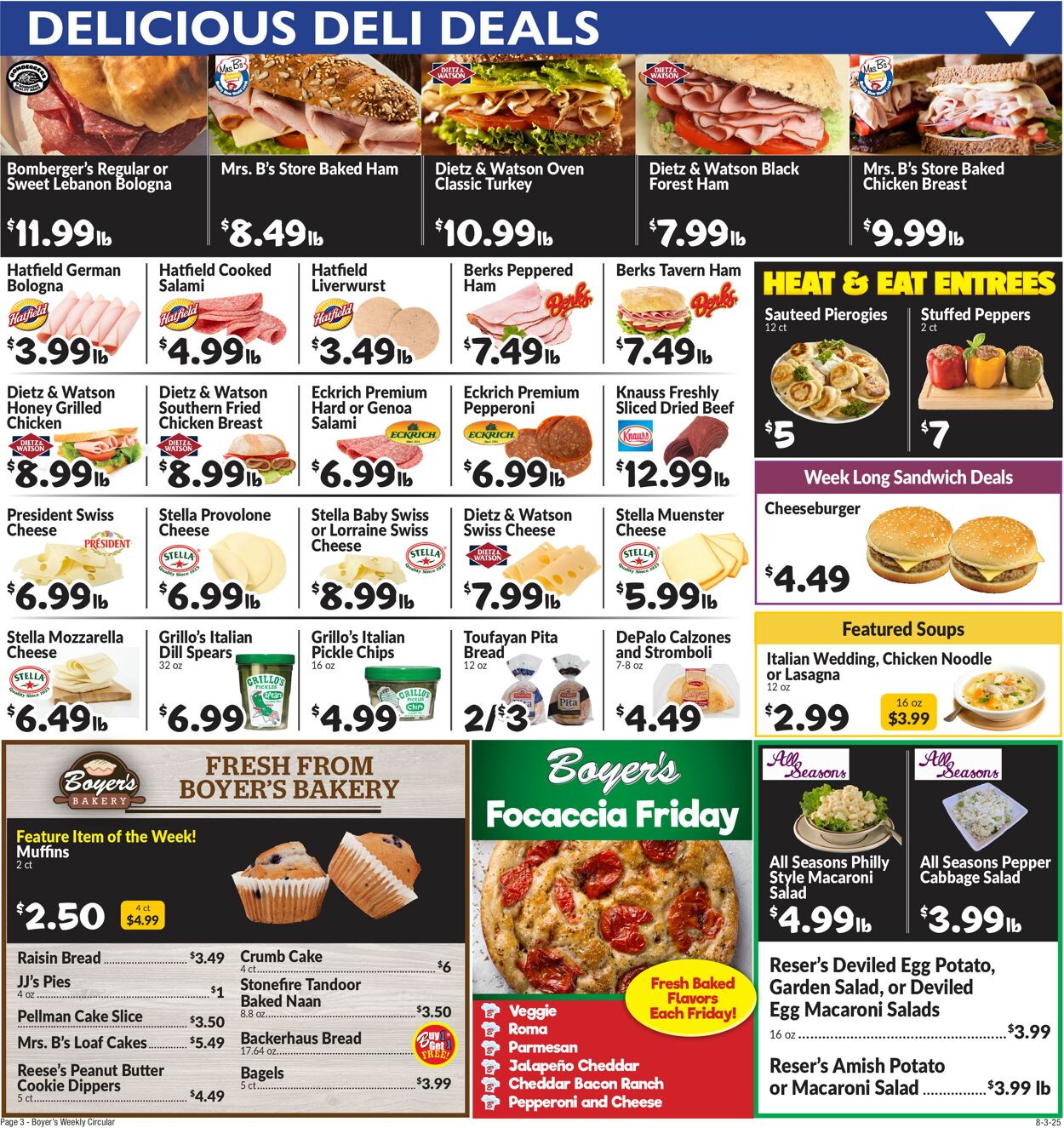 Catalogue Boyer's Food Markets from 08/03/2025