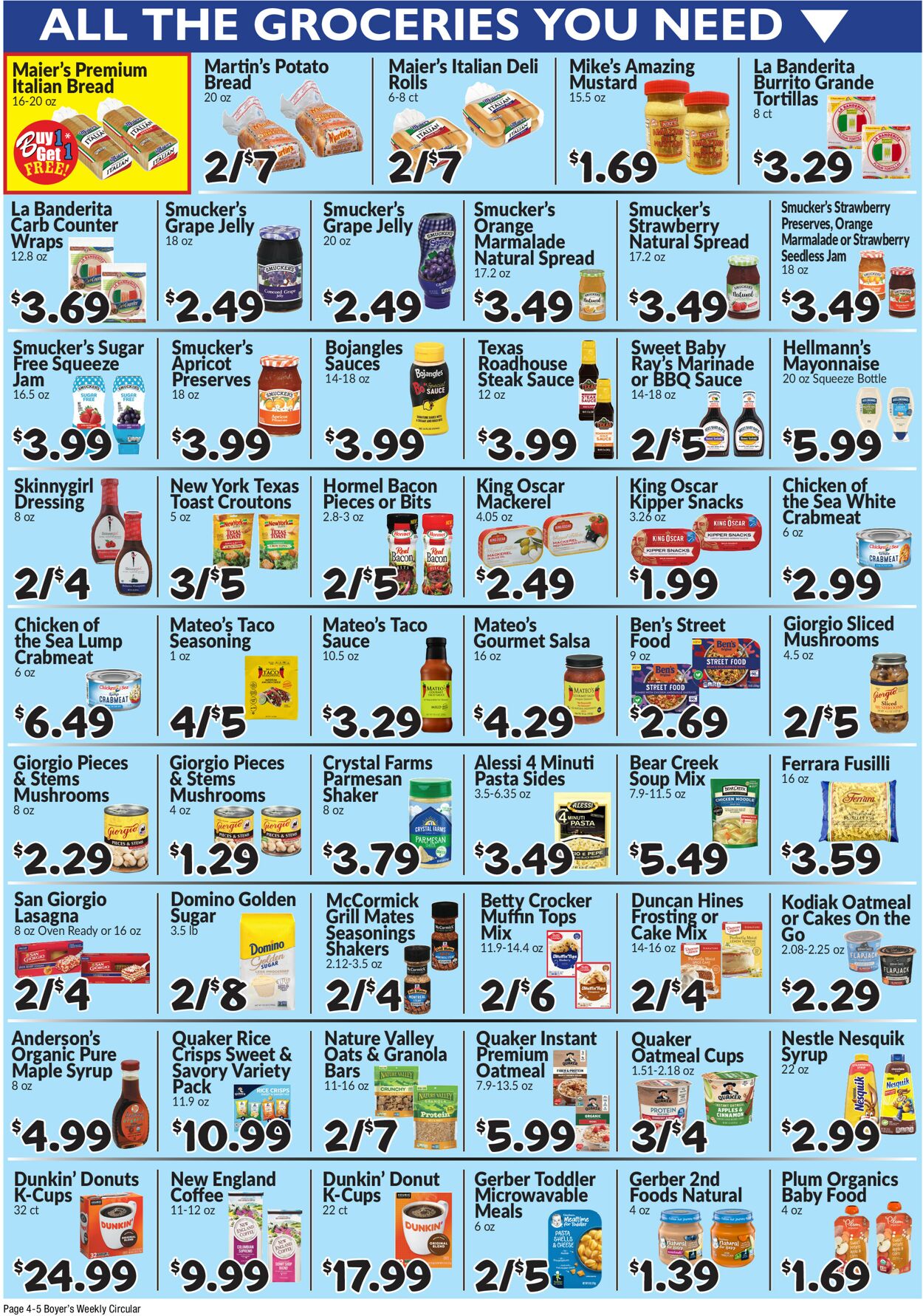 Catalogue Boyer's Food Markets from 08/03/2025