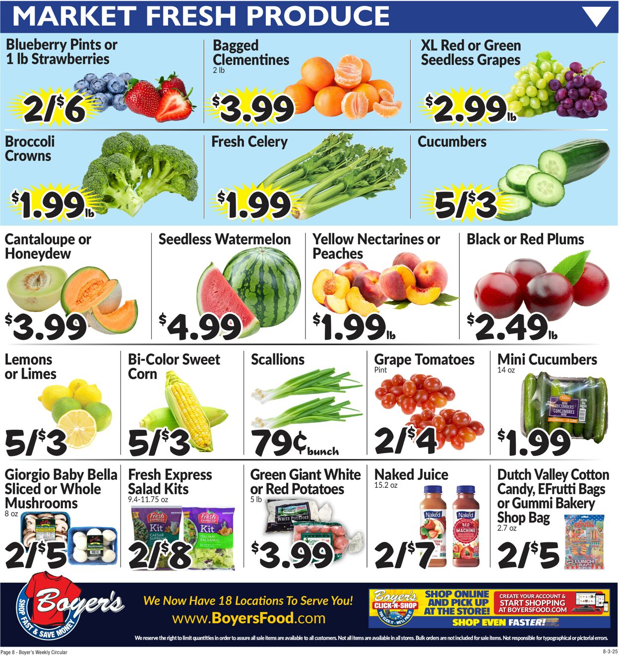 Catalogue Boyer's Food Markets from 08/03/2025