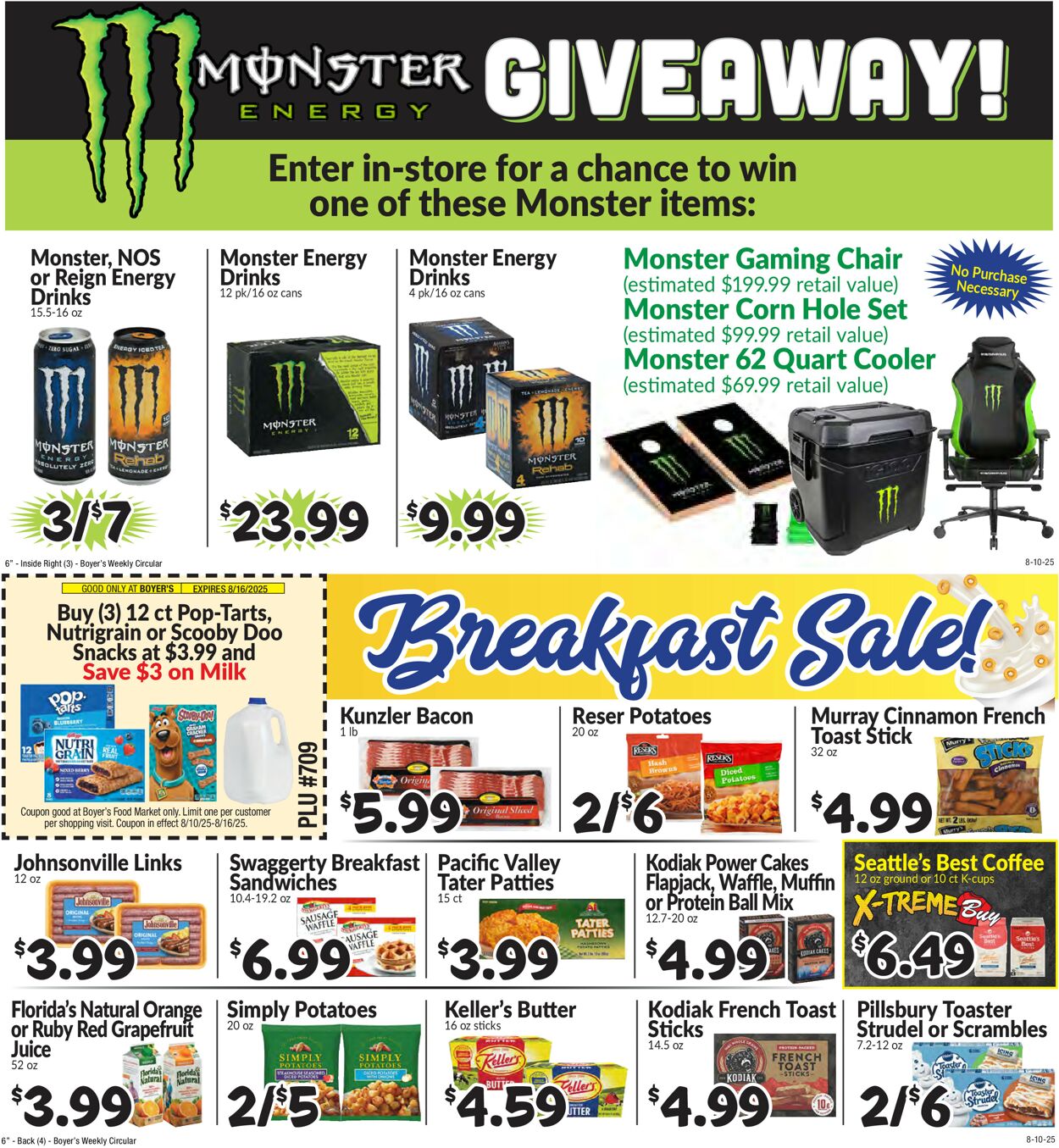 Catalogue Boyer's Food Markets from 08/10/2025