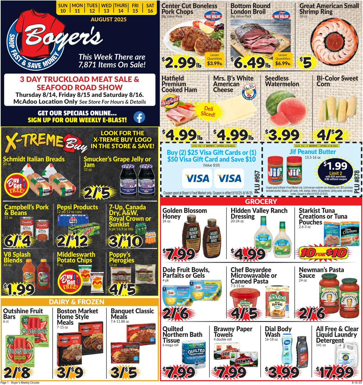 Catalogue Boyer's Food Markets from 08/10/2025
