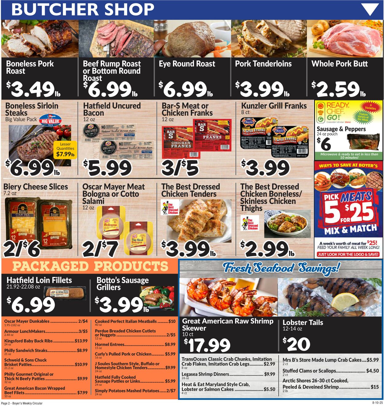 Catalogue Boyer's Food Markets from 08/10/2025
