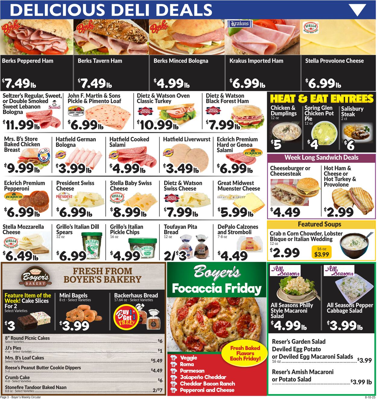 Catalogue Boyer's Food Markets from 08/10/2025