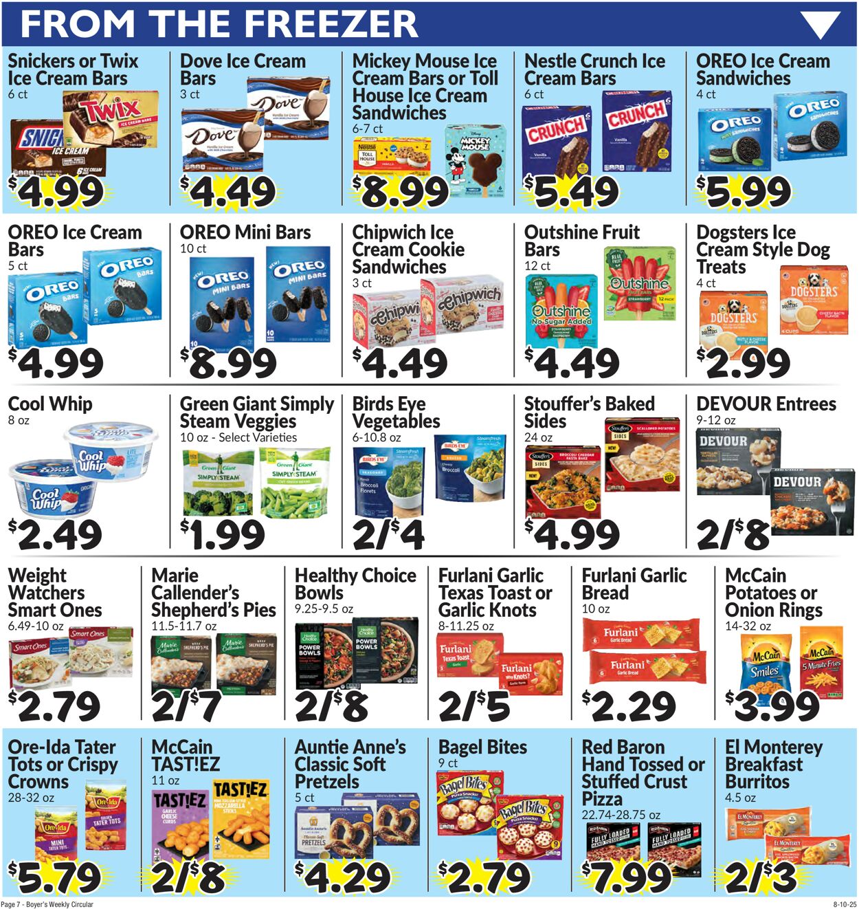 Catalogue Boyer's Food Markets from 08/10/2025
