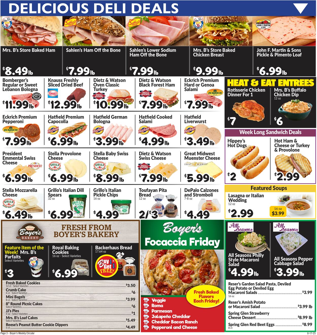 Catalogue Boyer's Food Markets from 08/17/2025