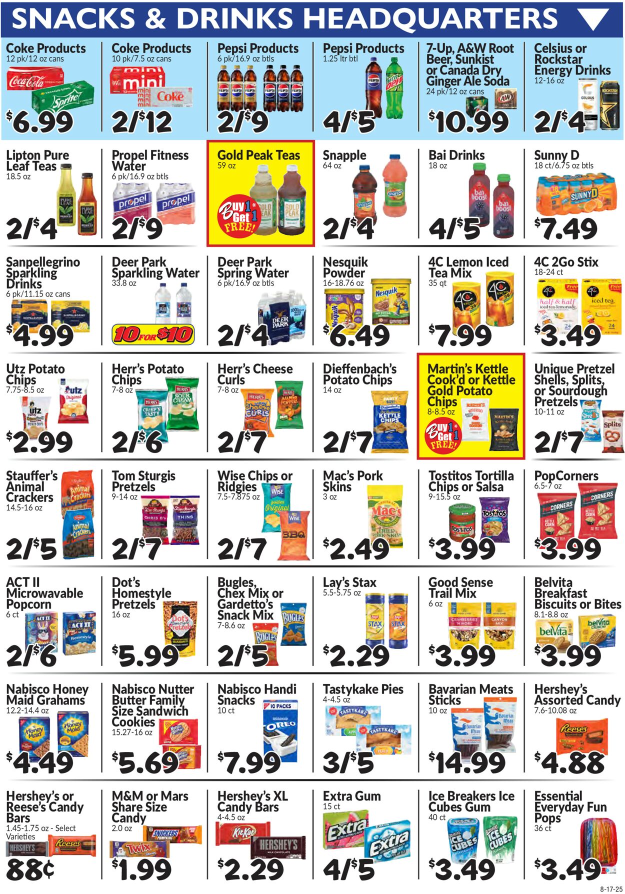 Catalogue Boyer's Food Markets from 08/17/2025
