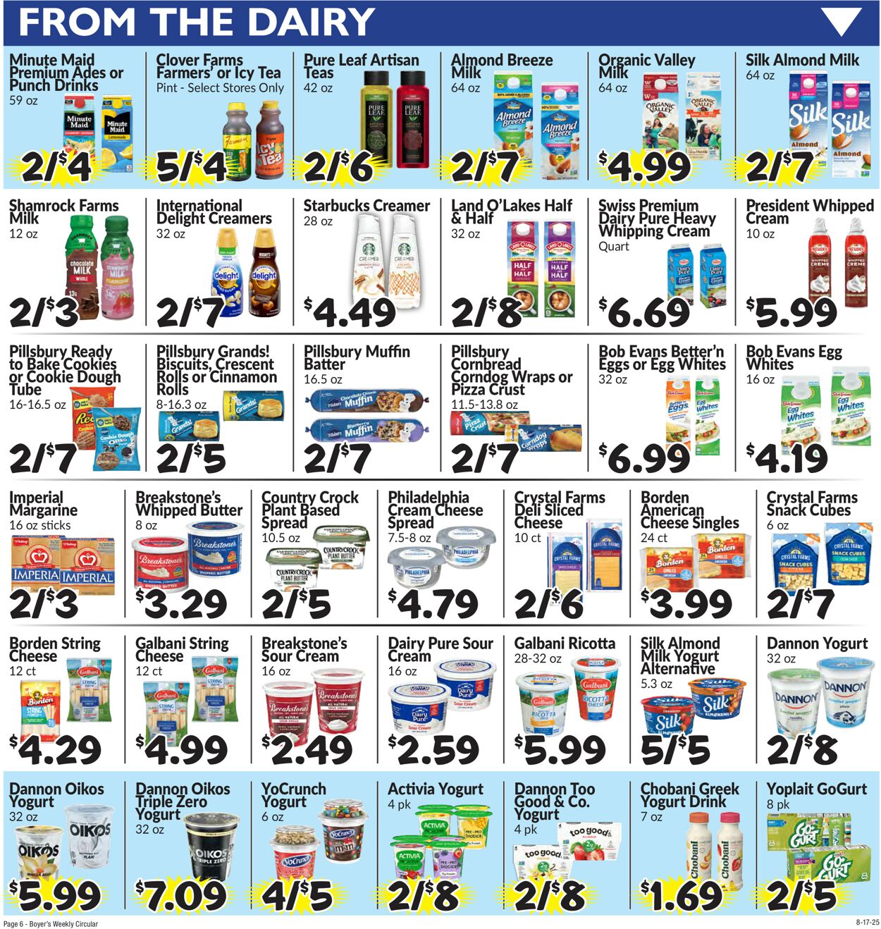 Catalogue Boyer's Food Markets from 08/17/2025