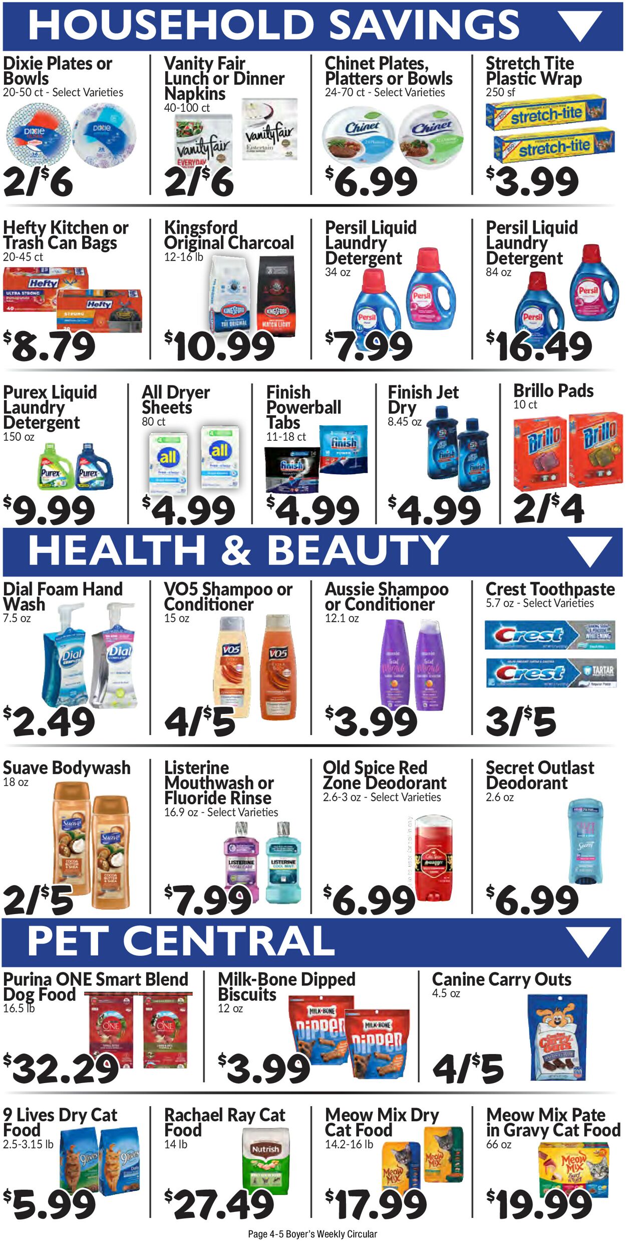 Catalogue Boyer's Food Markets from 08/24/2025