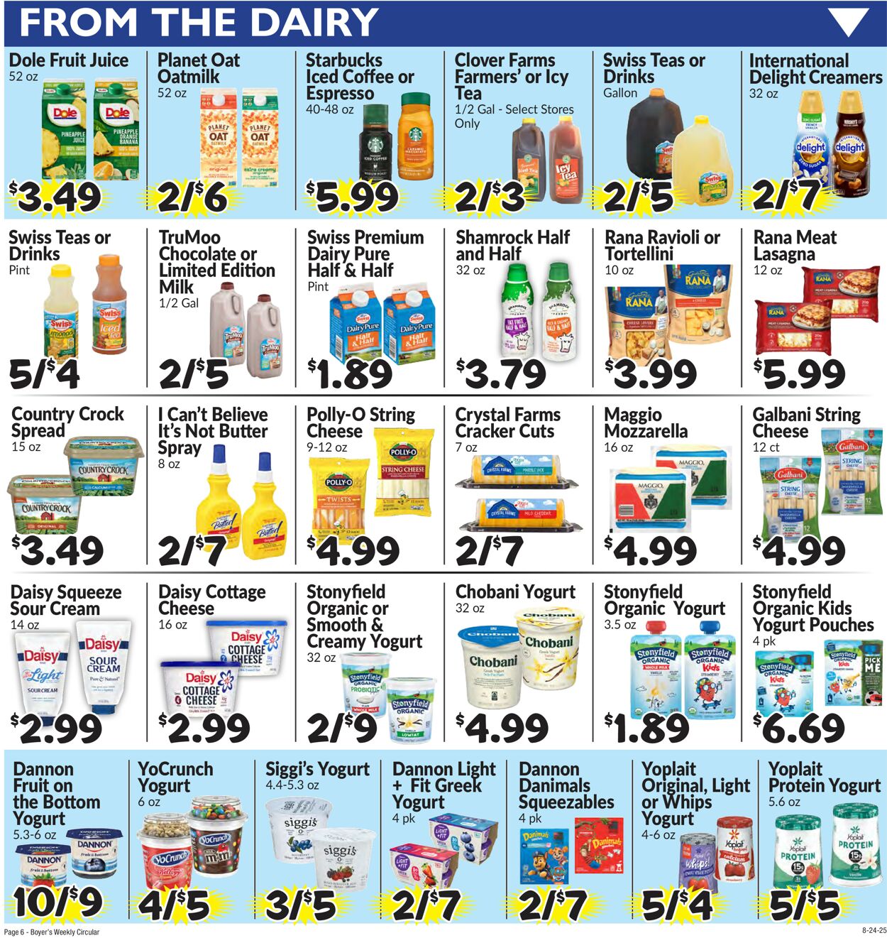 Catalogue Boyer's Food Markets from 08/24/2025
