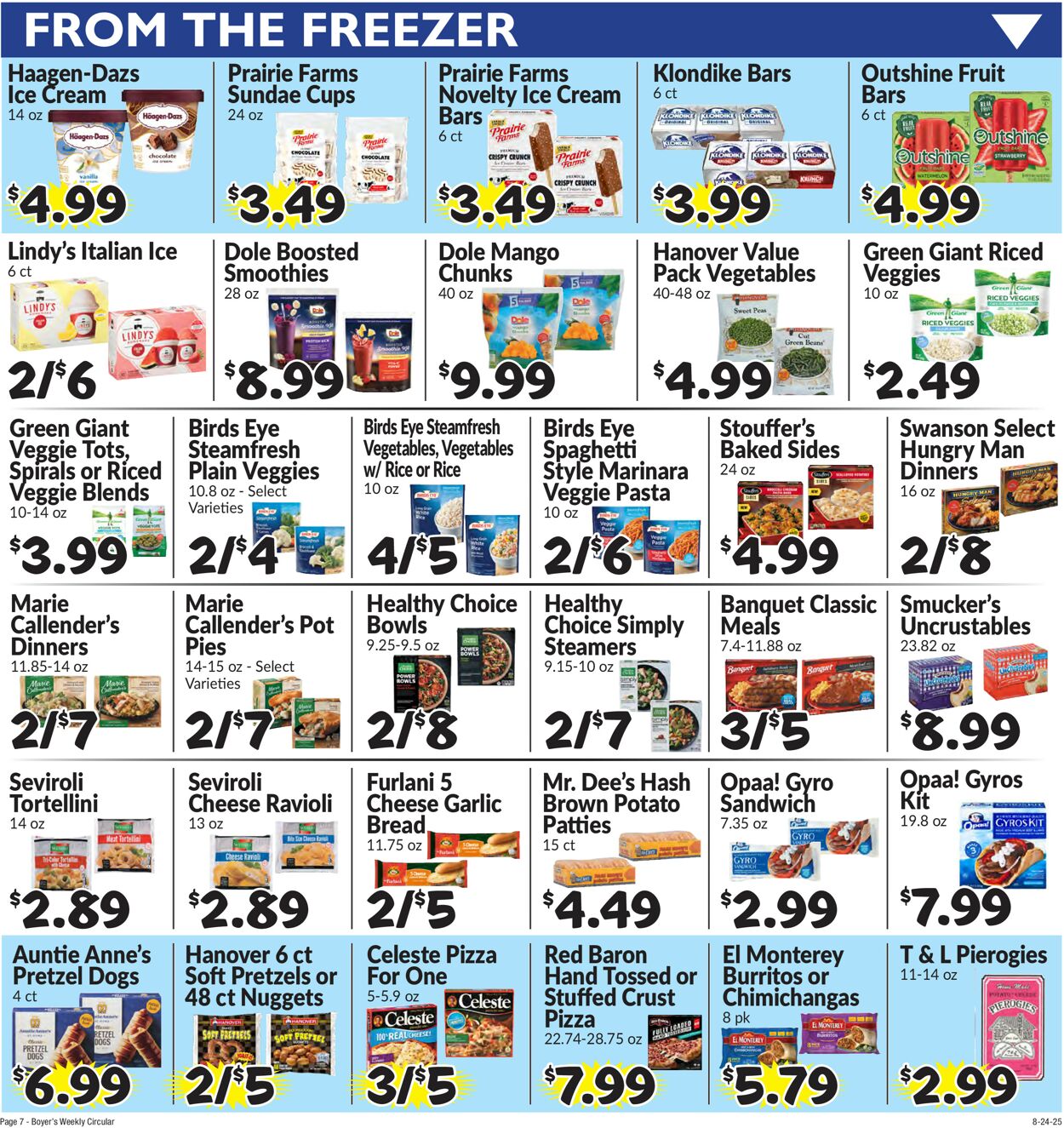 Catalogue Boyer's Food Markets from 08/24/2025