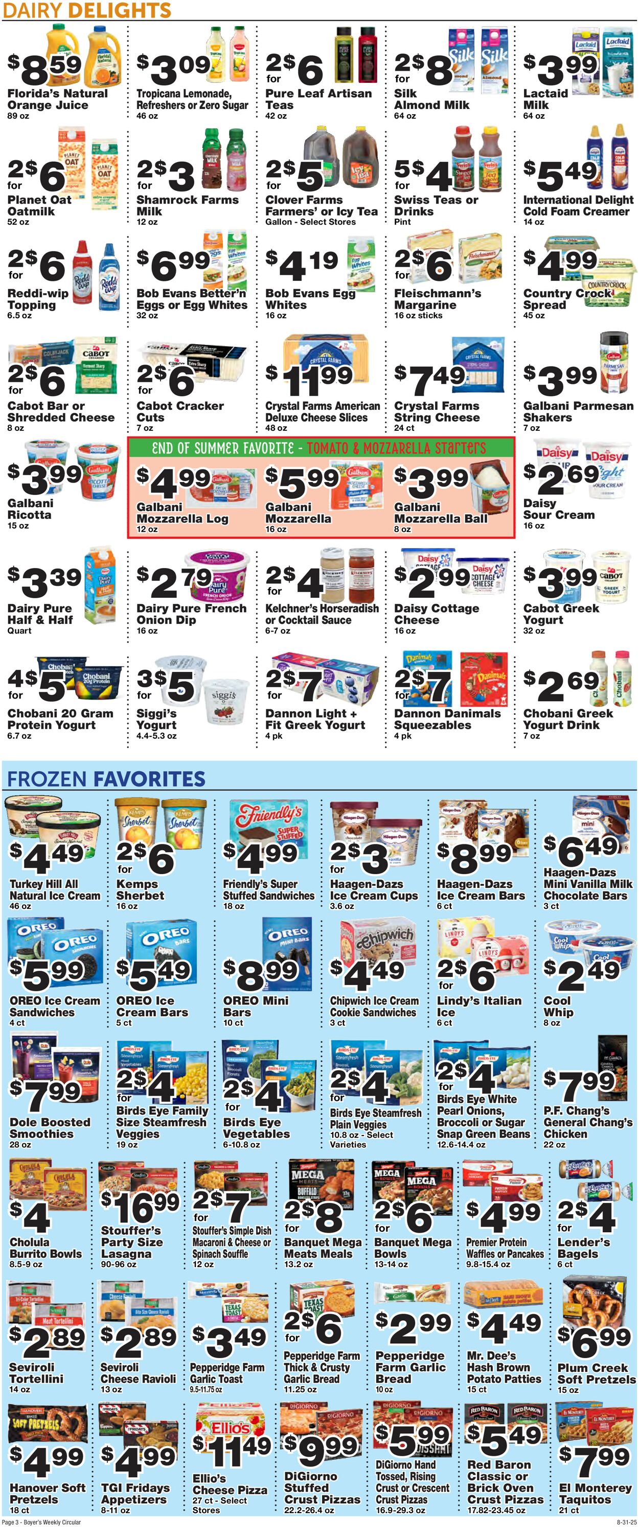 Catalogue Boyer's Food Markets from 08/31/2025