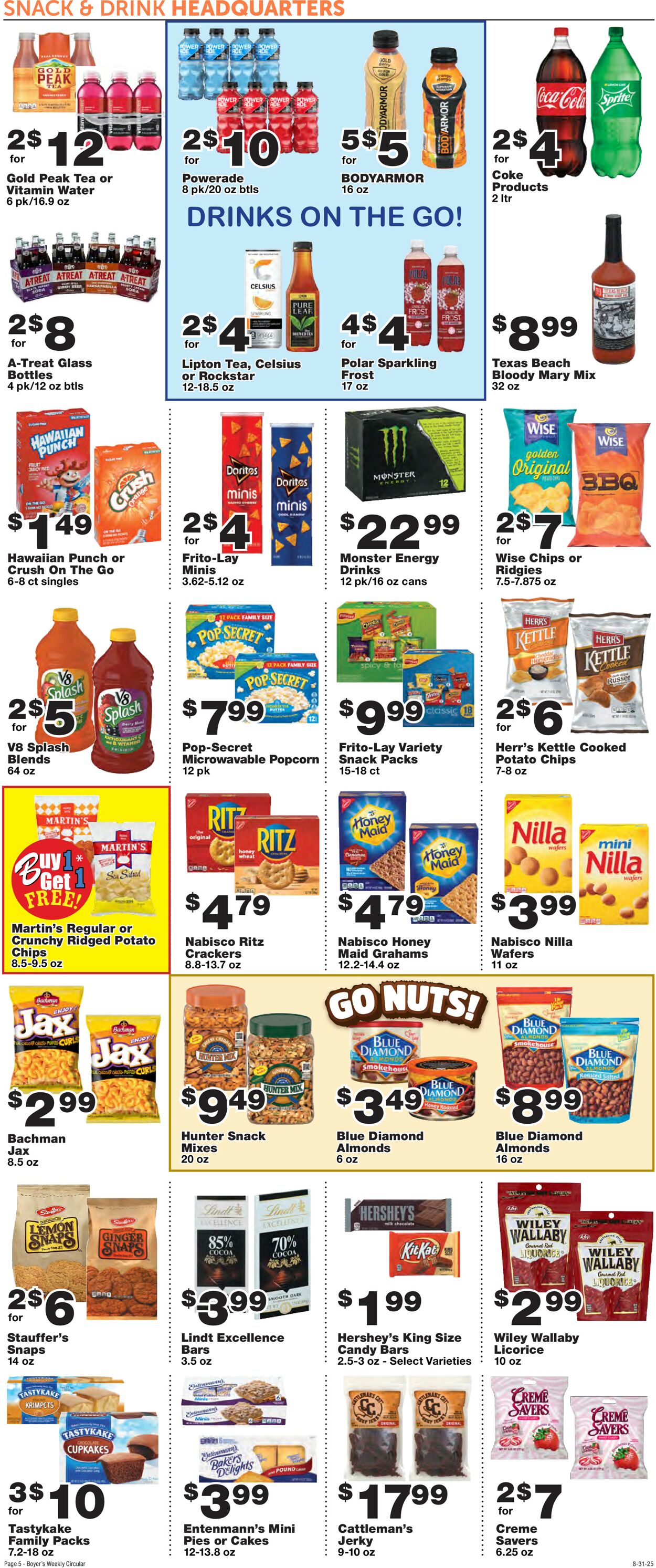 Catalogue Boyer's Food Markets from 08/31/2025