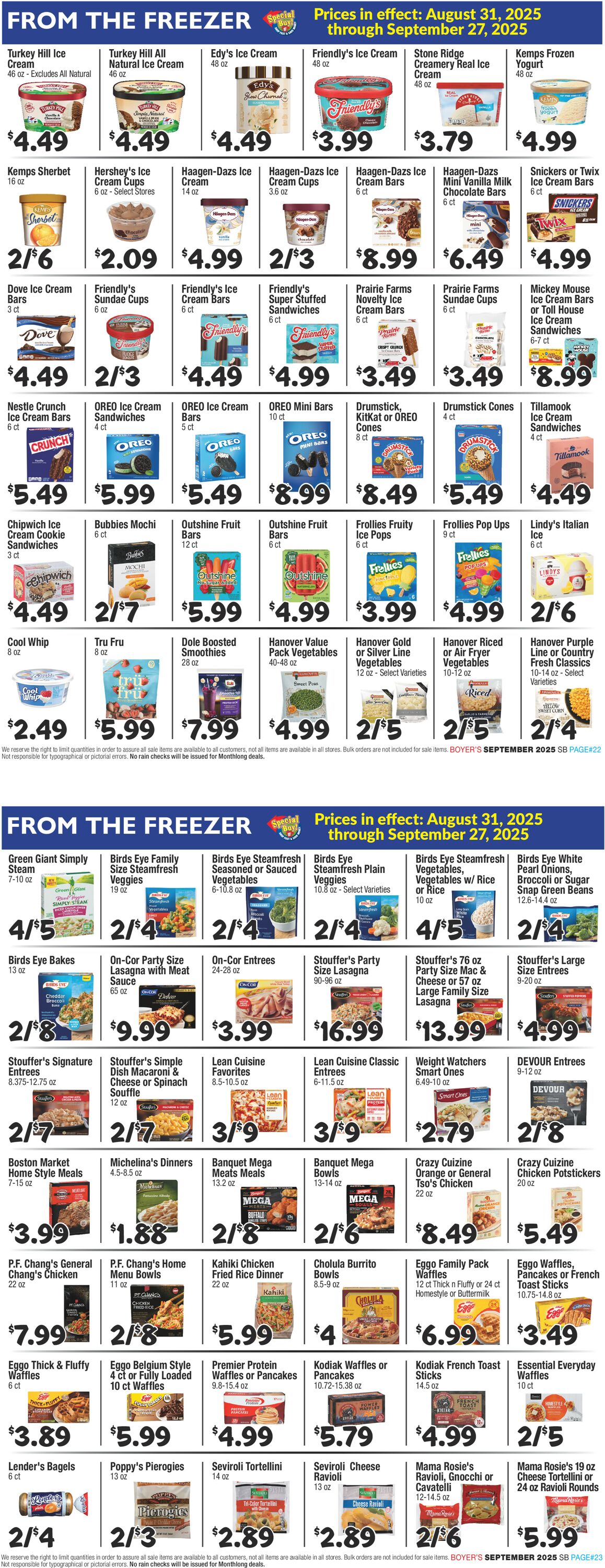 Catalogue Boyer's Food Markets from 08/31/2025
