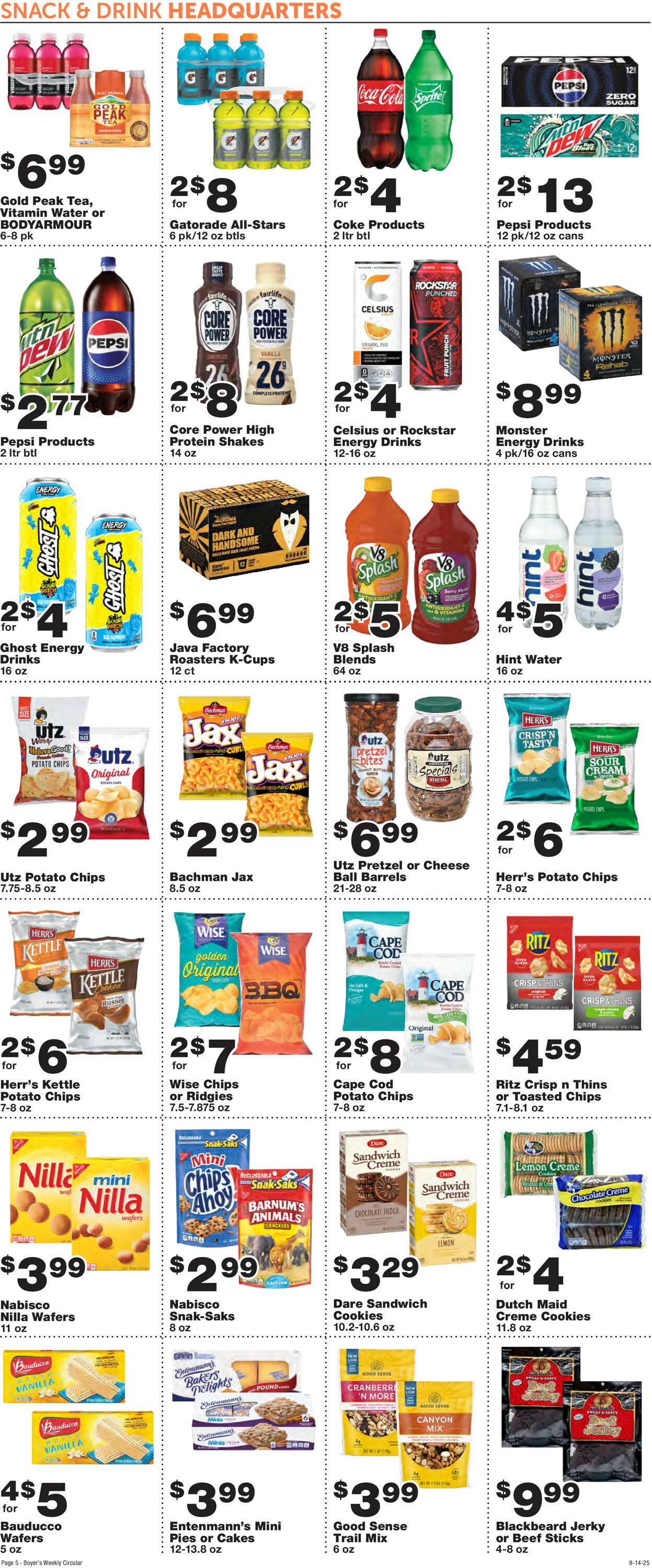 Catalogue Boyer's Food Markets from 09/14/2025