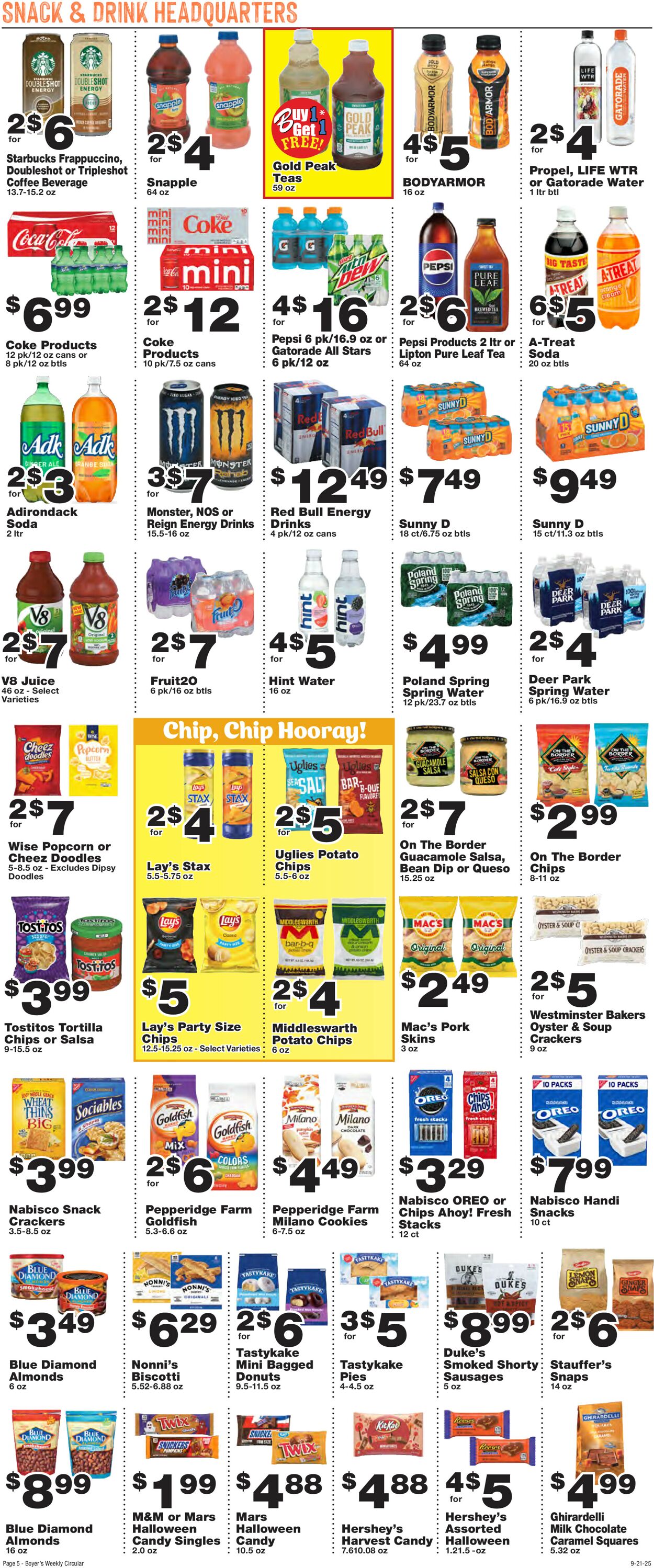 Catalogue Boyer's Food Markets from 09/21/2025