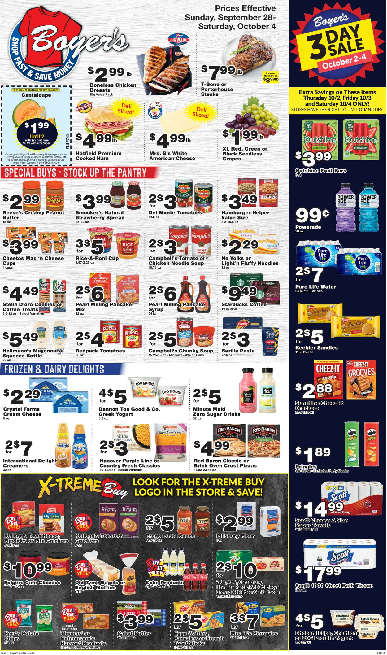 Catalogue Boyer's Food Markets from 09/28/2025