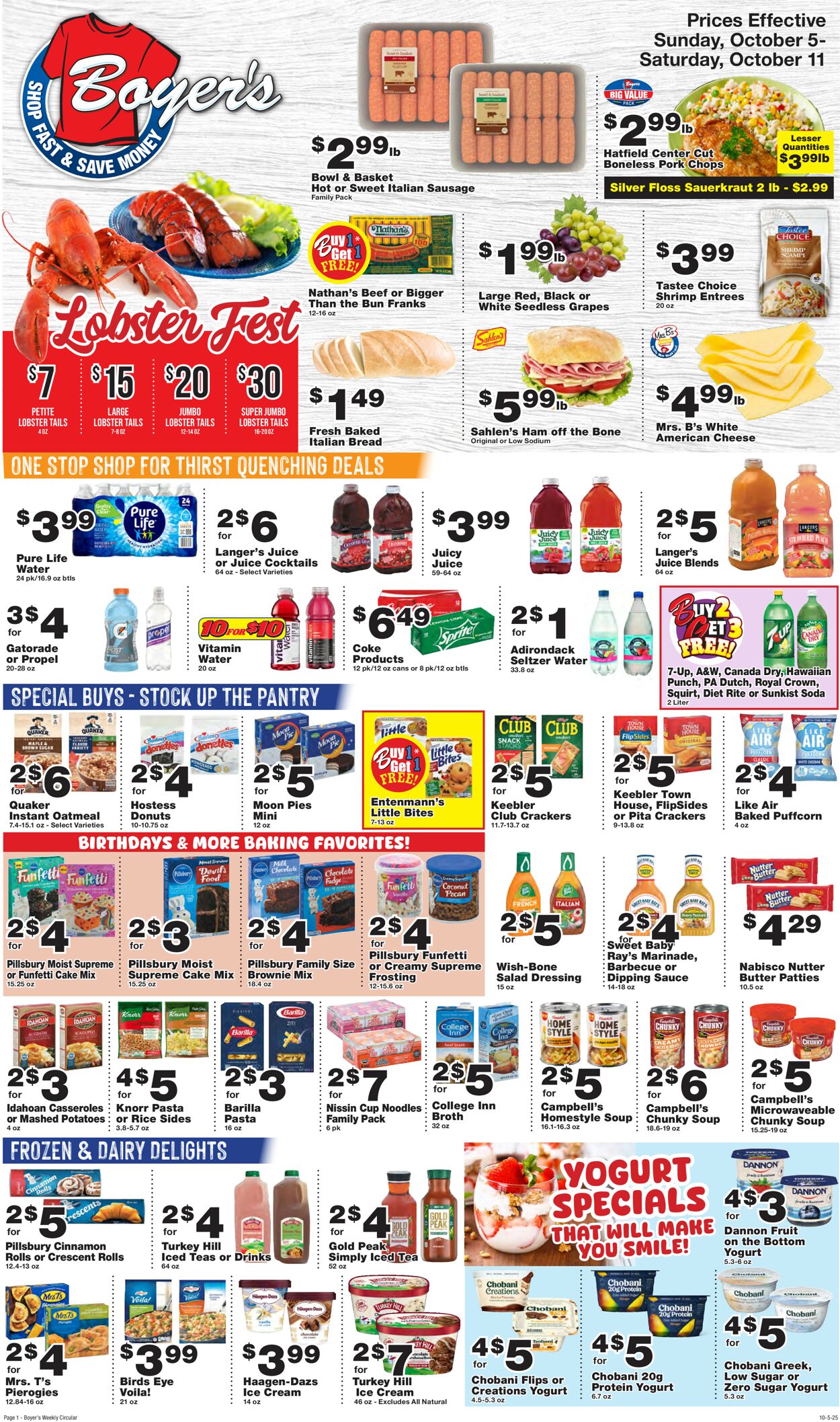 Catalogue Boyer's Food Markets from 10/05/2025