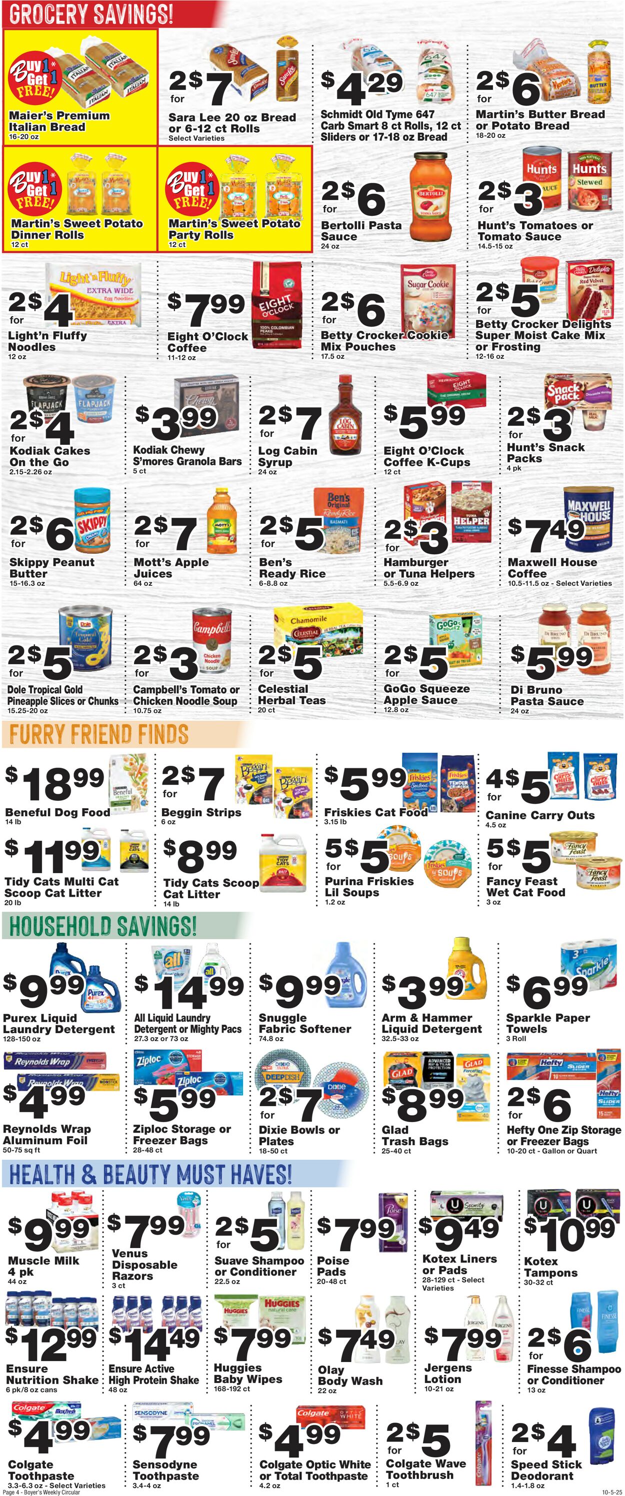 Catalogue Boyer's Food Markets from 10/05/2025