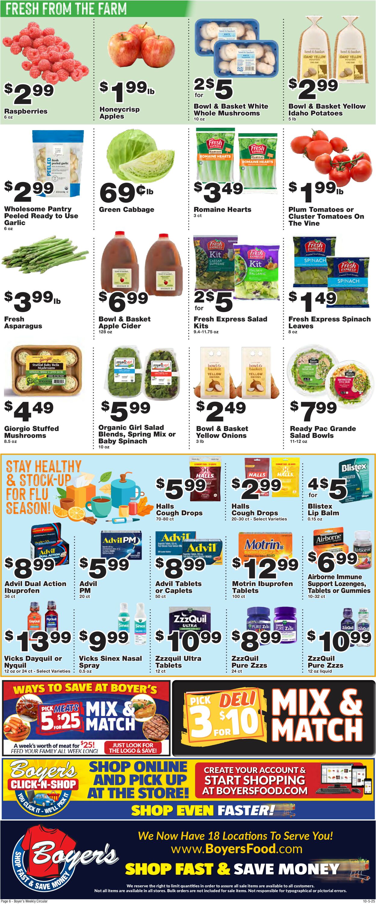 Catalogue Boyer's Food Markets from 10/05/2025