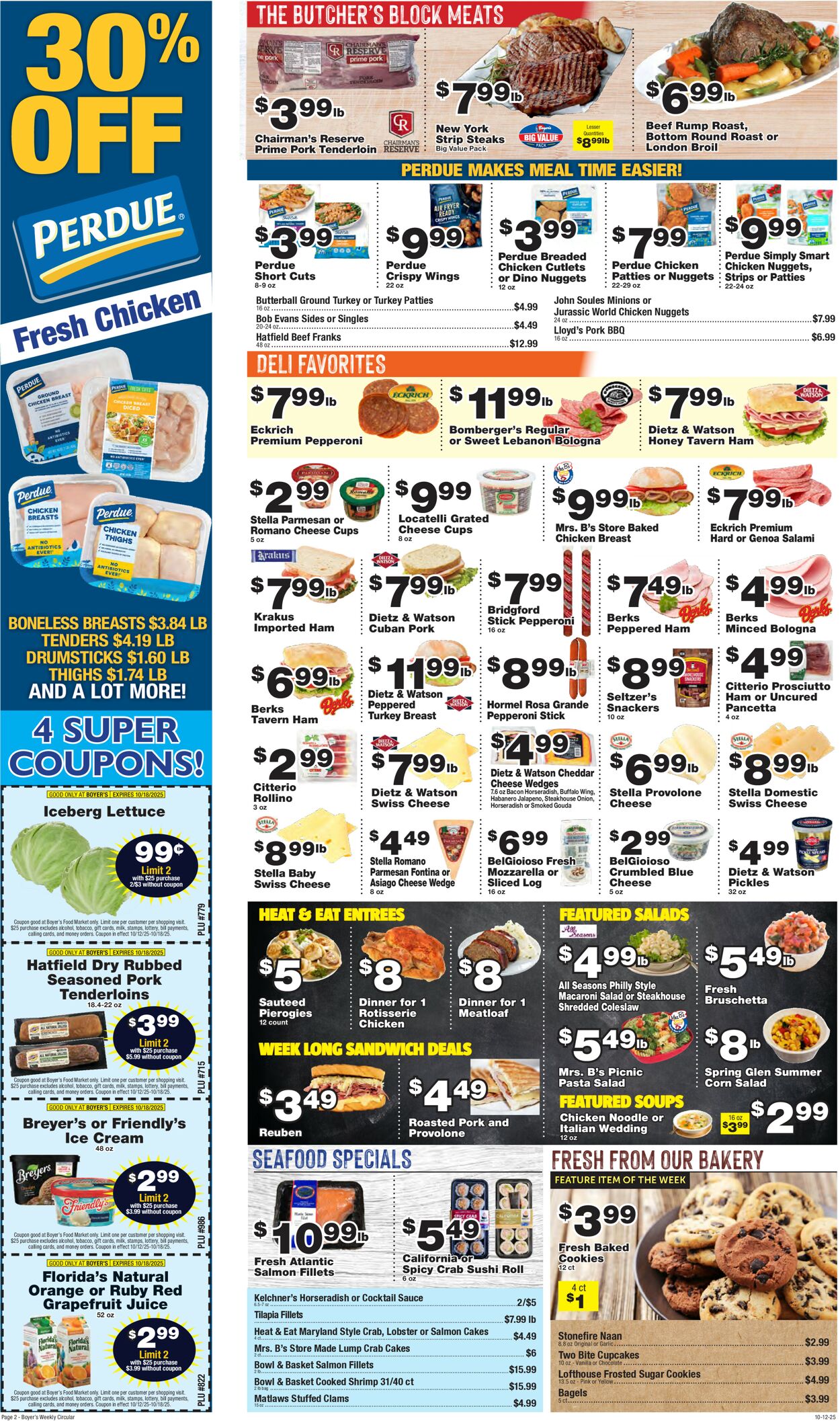 Catalogue Boyer's Food Markets from 10/12/2025