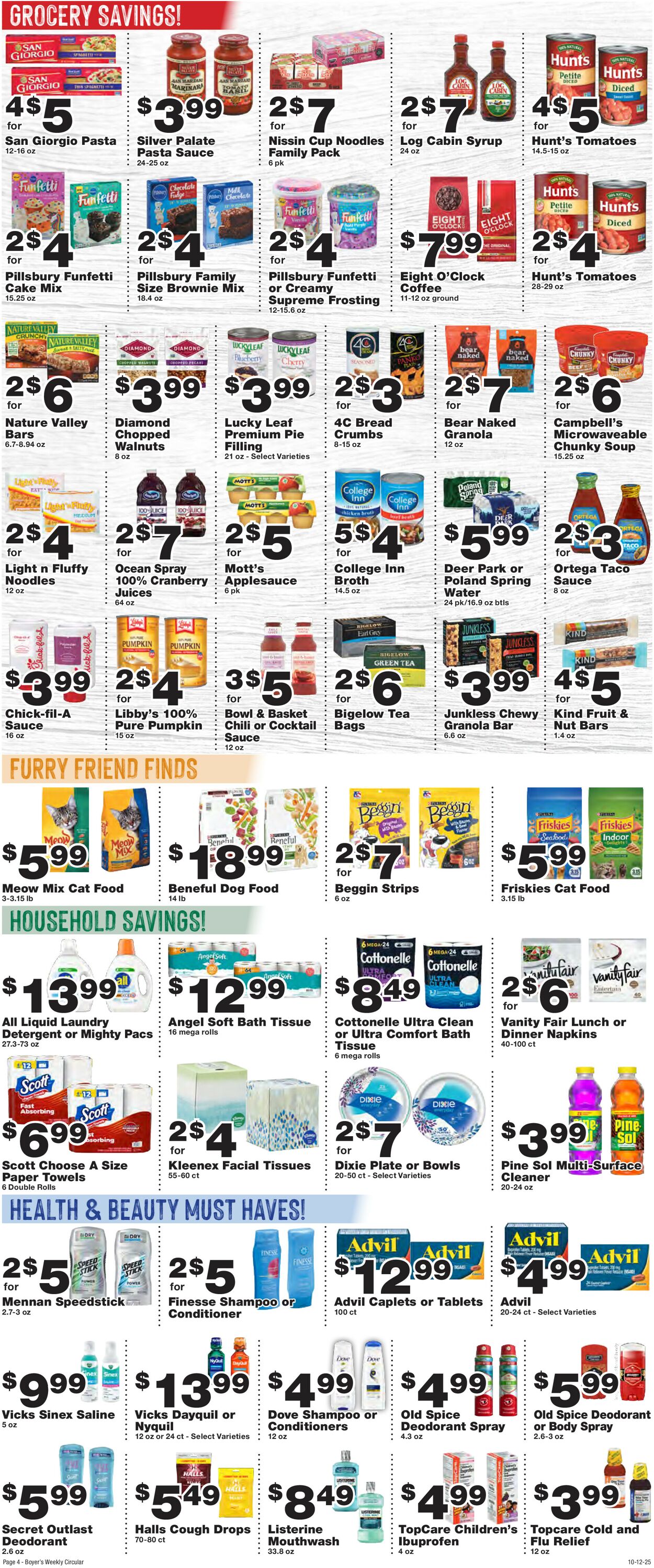 Catalogue Boyer's Food Markets from 10/12/2025