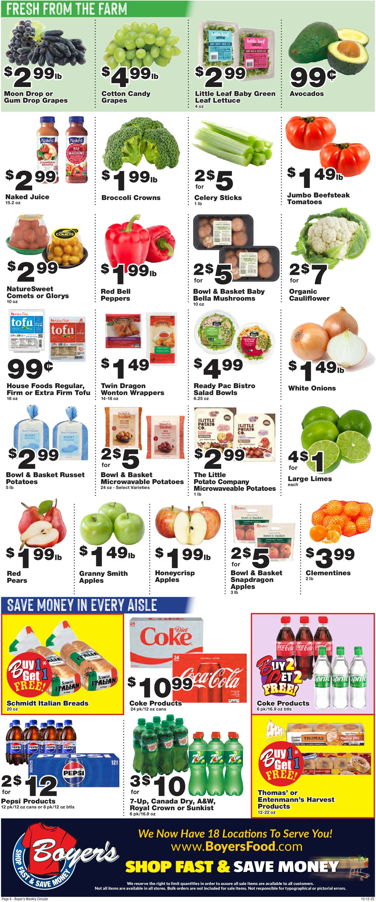 Catalogue Boyer's Food Markets from 10/12/2025