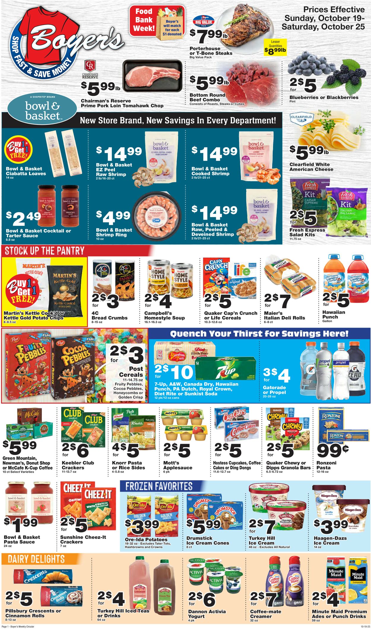 Catalogue Boyer's Food Markets from 10/19/2025