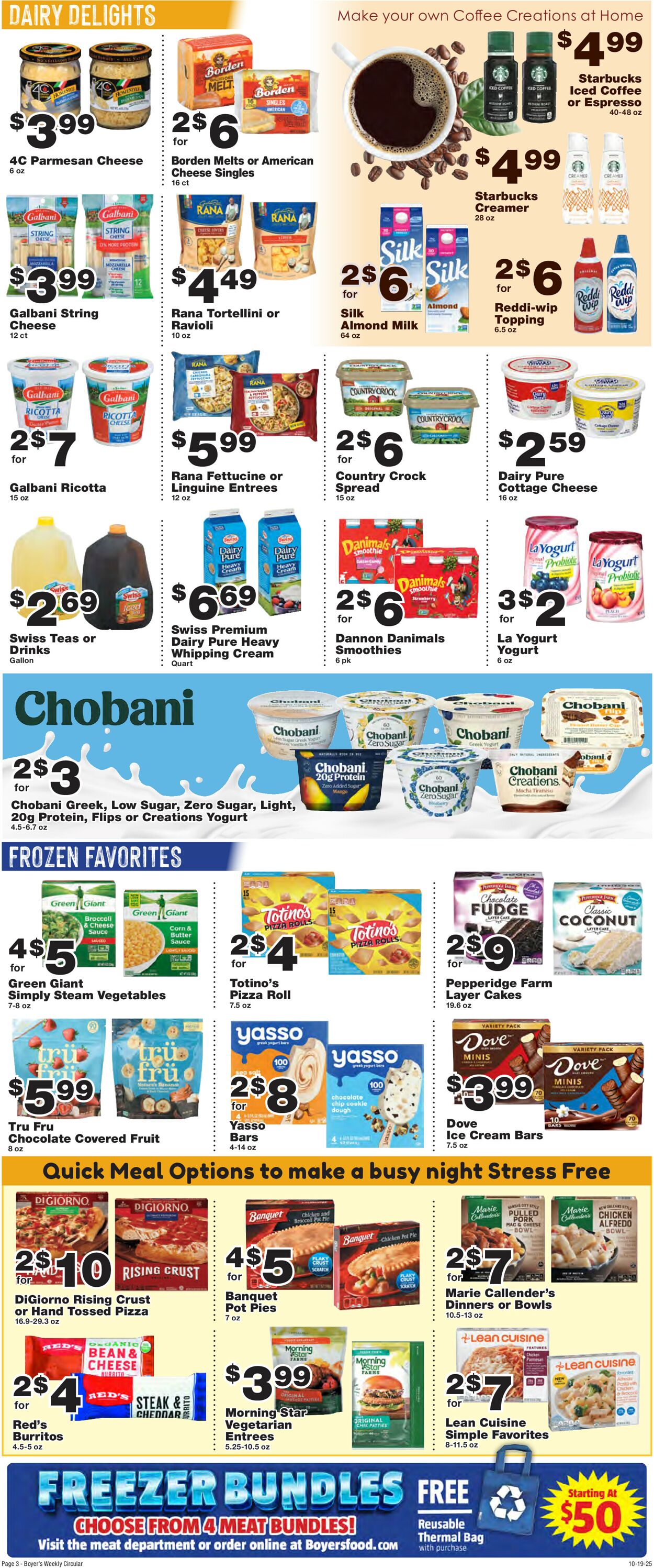 Catalogue Boyer's Food Markets from 10/19/2025