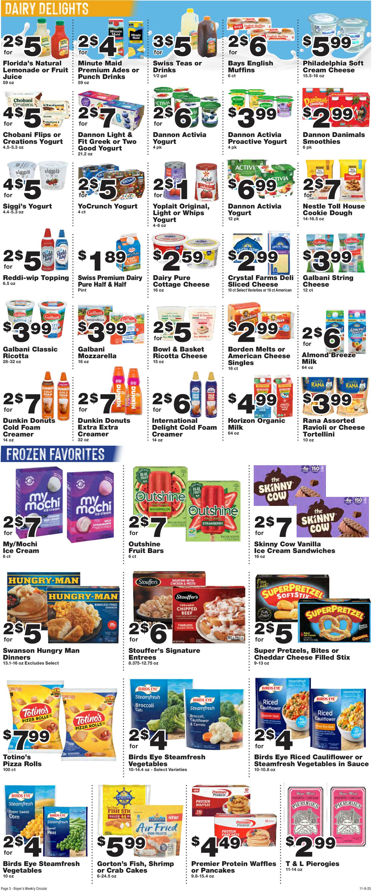 Catalogue Boyer's Food Markets from 11/09/2025