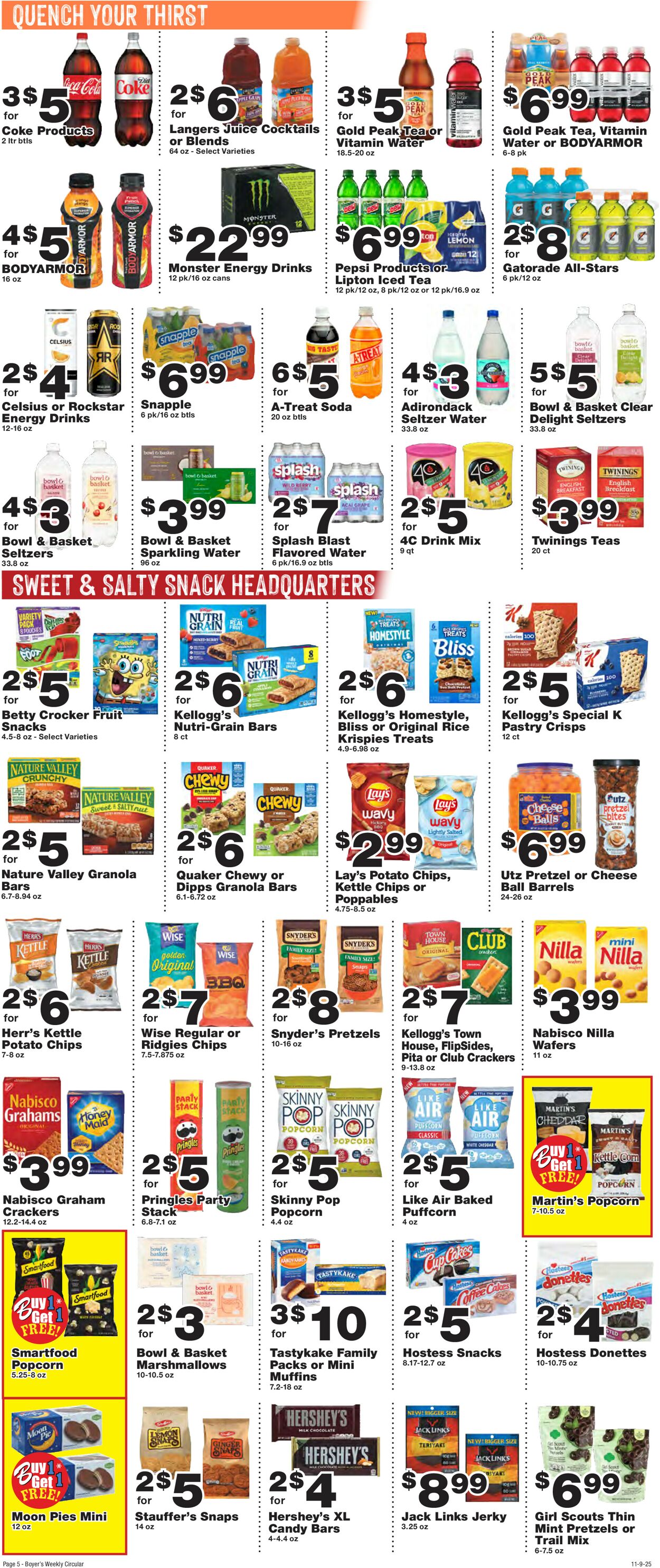 Catalogue Boyer's Food Markets from 11/09/2025