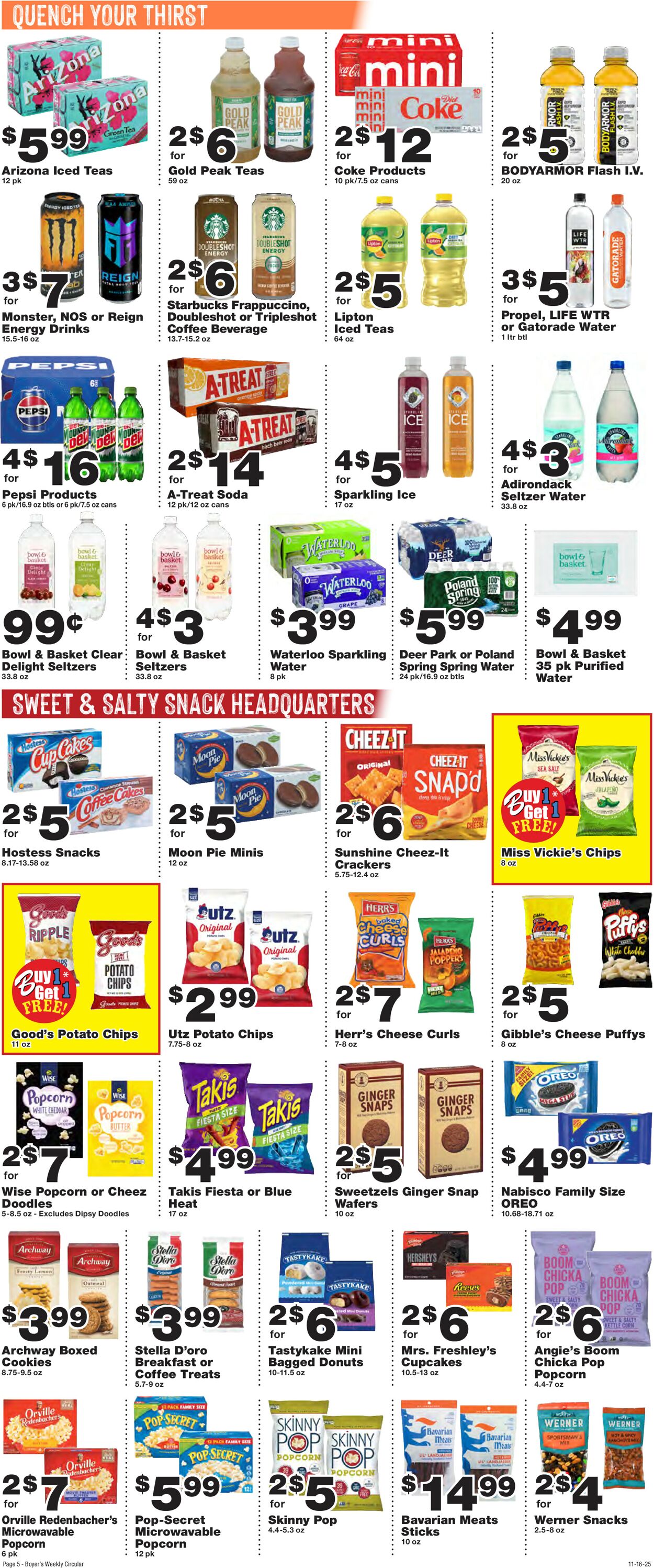 Catalogue Boyer's Food Markets from 11/16/2025