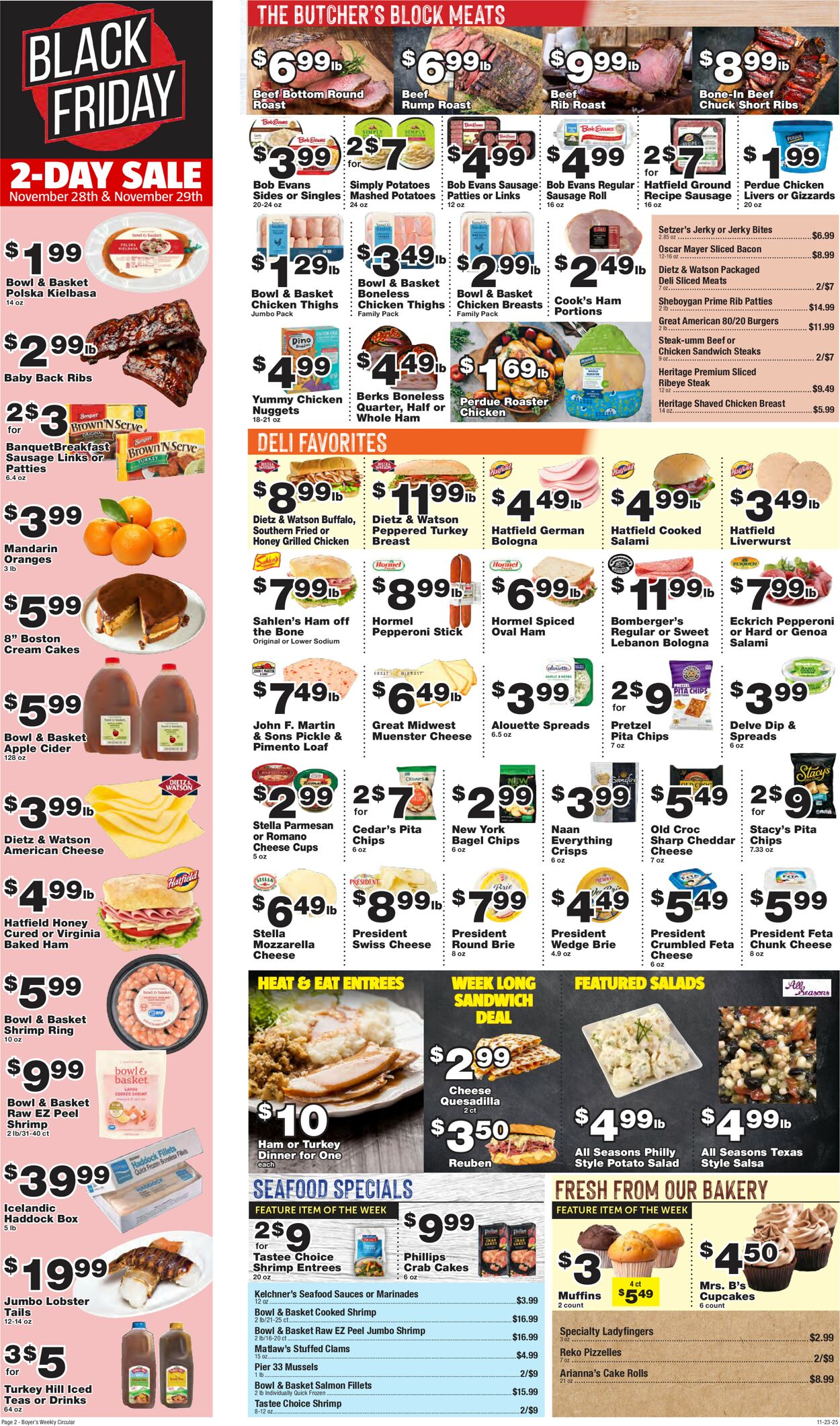 Catalogue Boyer's Food Markets from 11/23/2025