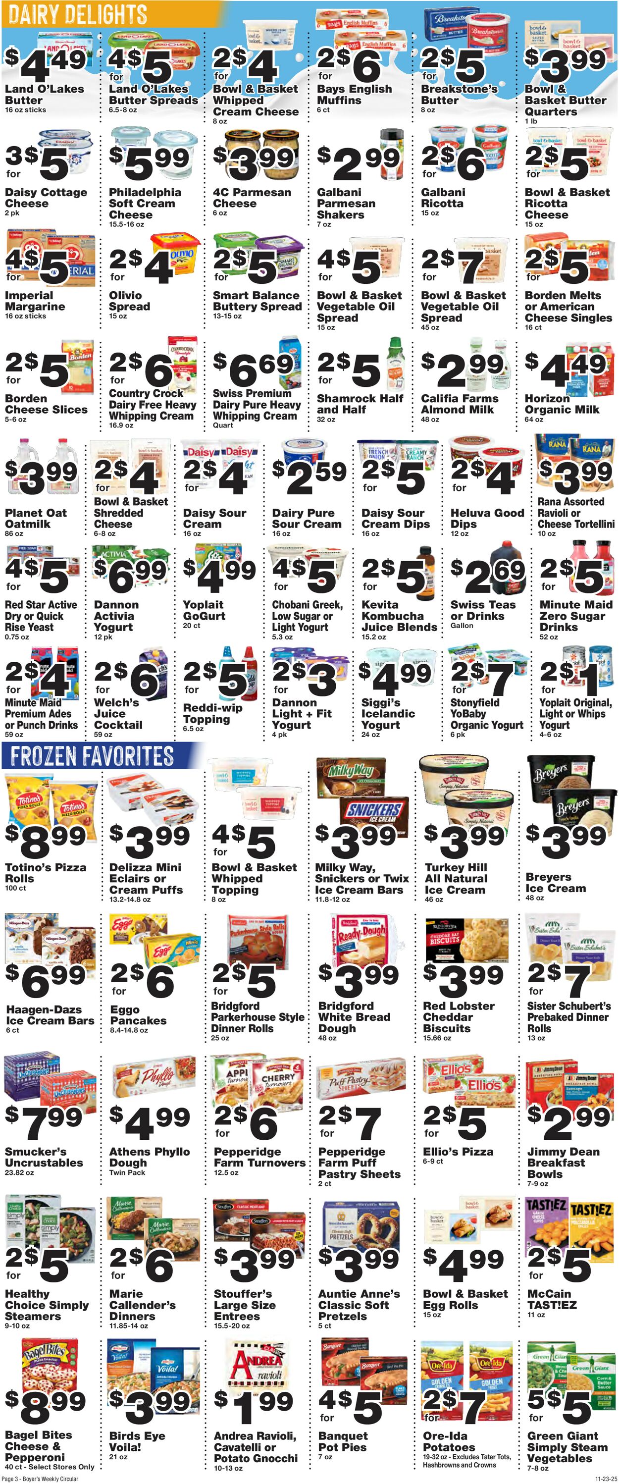 Catalogue Boyer's Food Markets from 11/23/2025