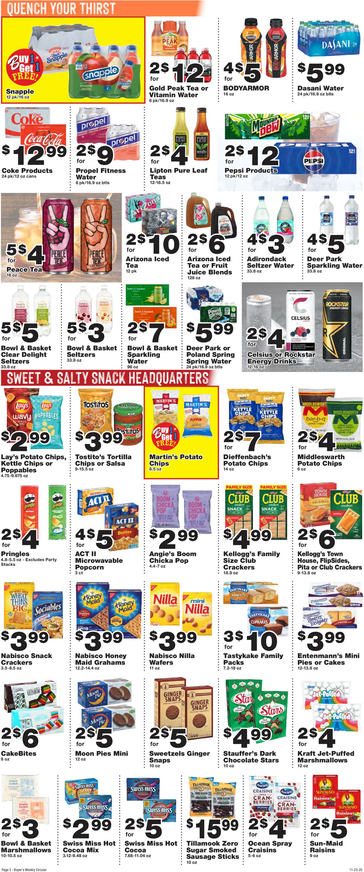 Catalogue Boyer's Food Markets from 11/23/2025