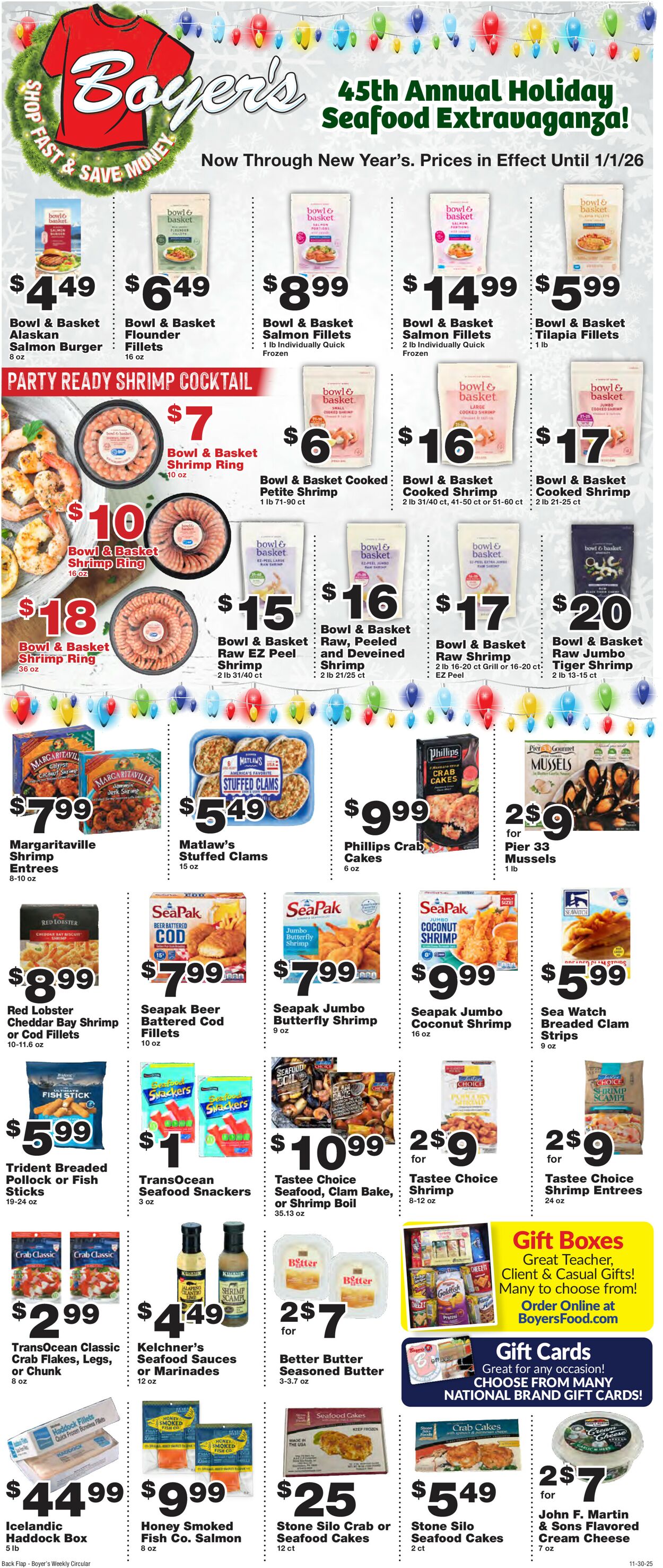 Catalogue Boyer's Food Markets from 11/30/2025