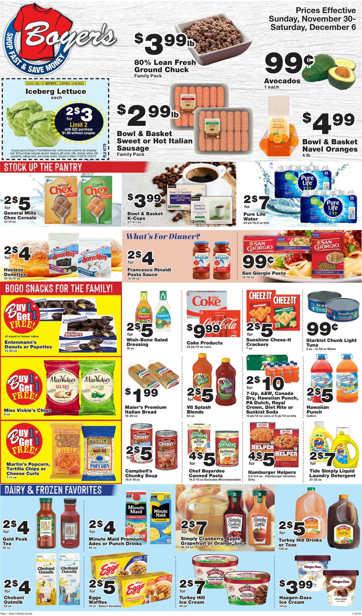 Catalogue Boyer's Food Markets from 11/30/2025