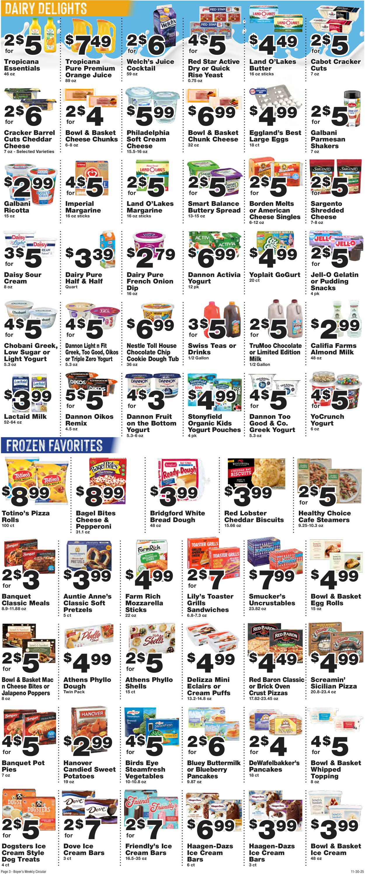 Catalogue Boyer's Food Markets from 11/30/2025