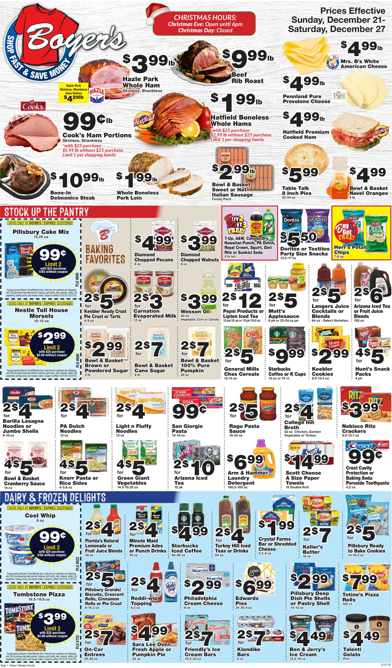 Catalogue Boyer's Food Markets from 12/21/2025