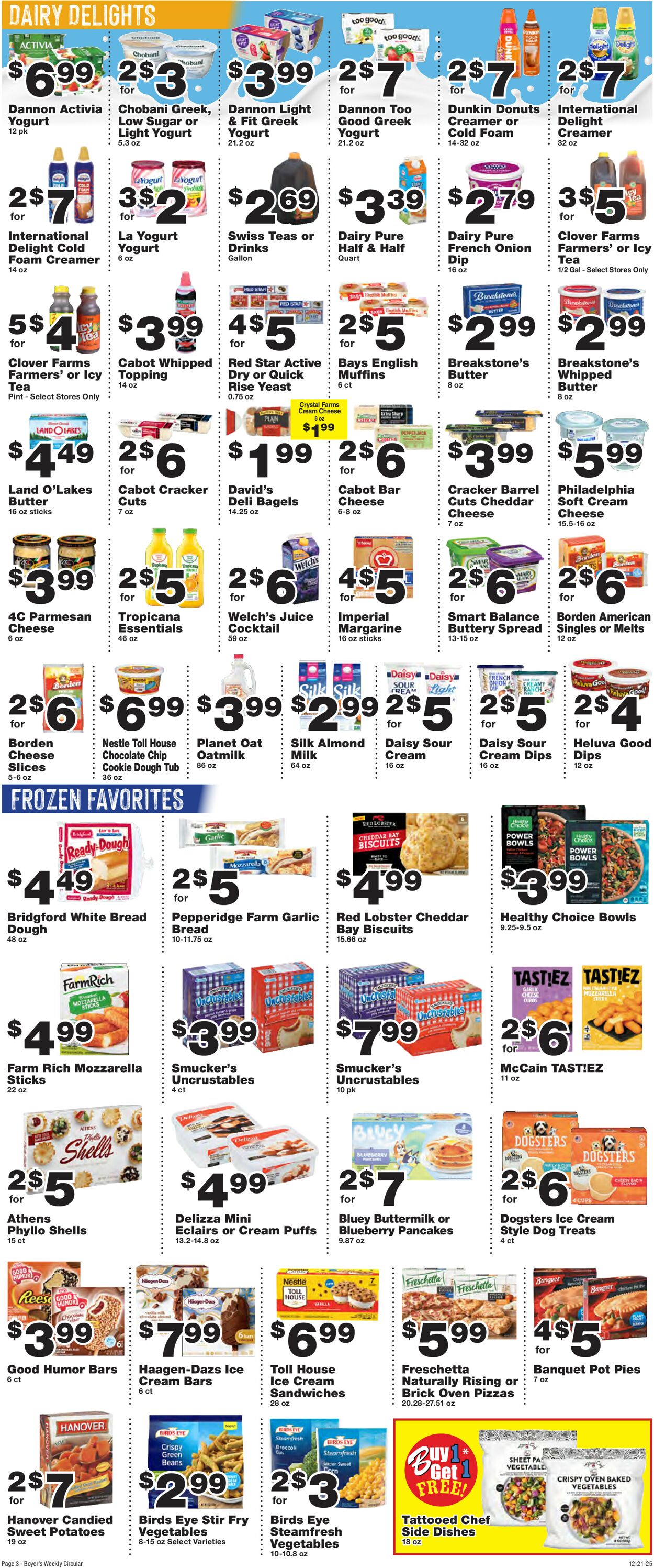 Catalogue Boyer's Food Markets from 12/21/2025