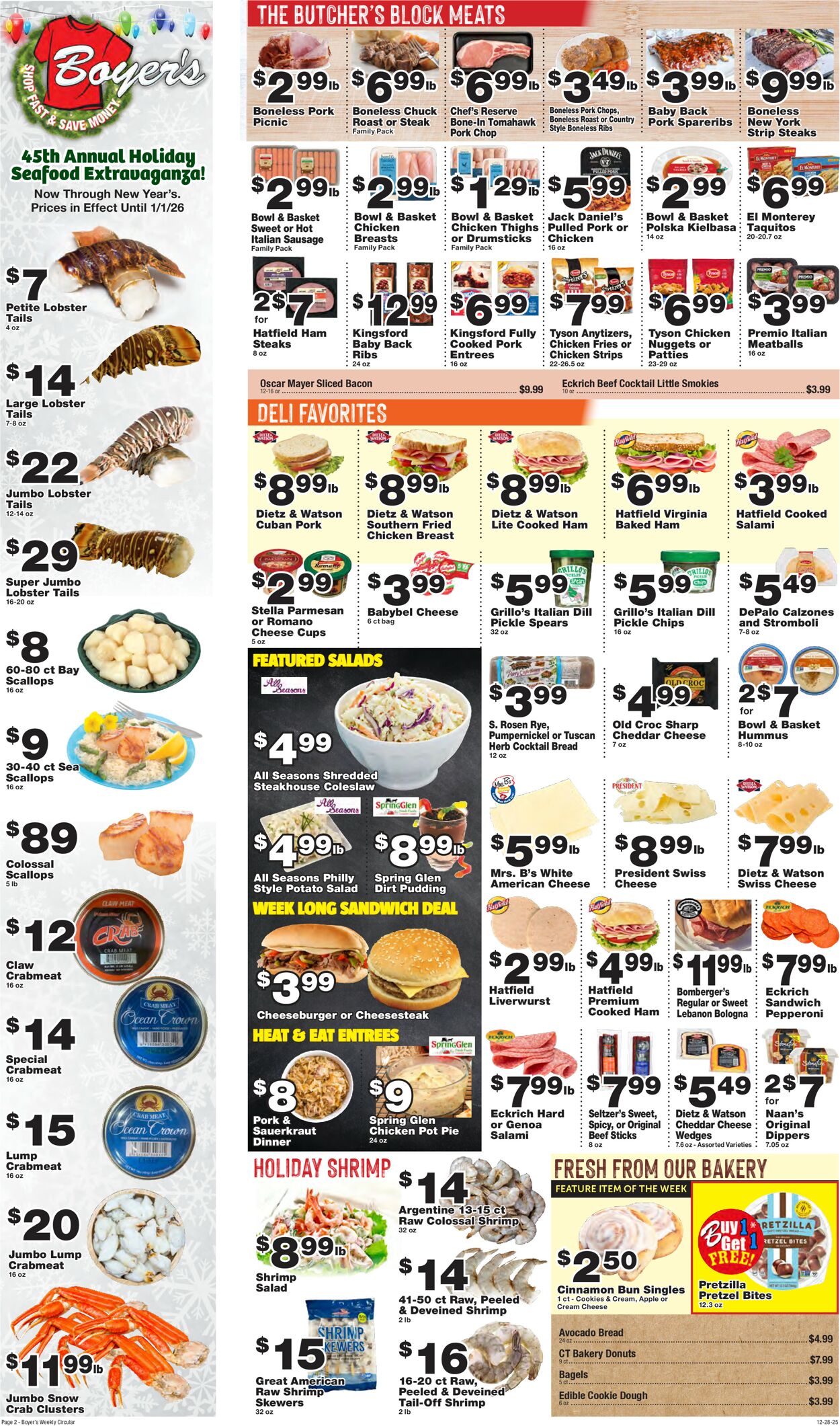Catalogue Boyer's Food Markets from 12/28/2025
