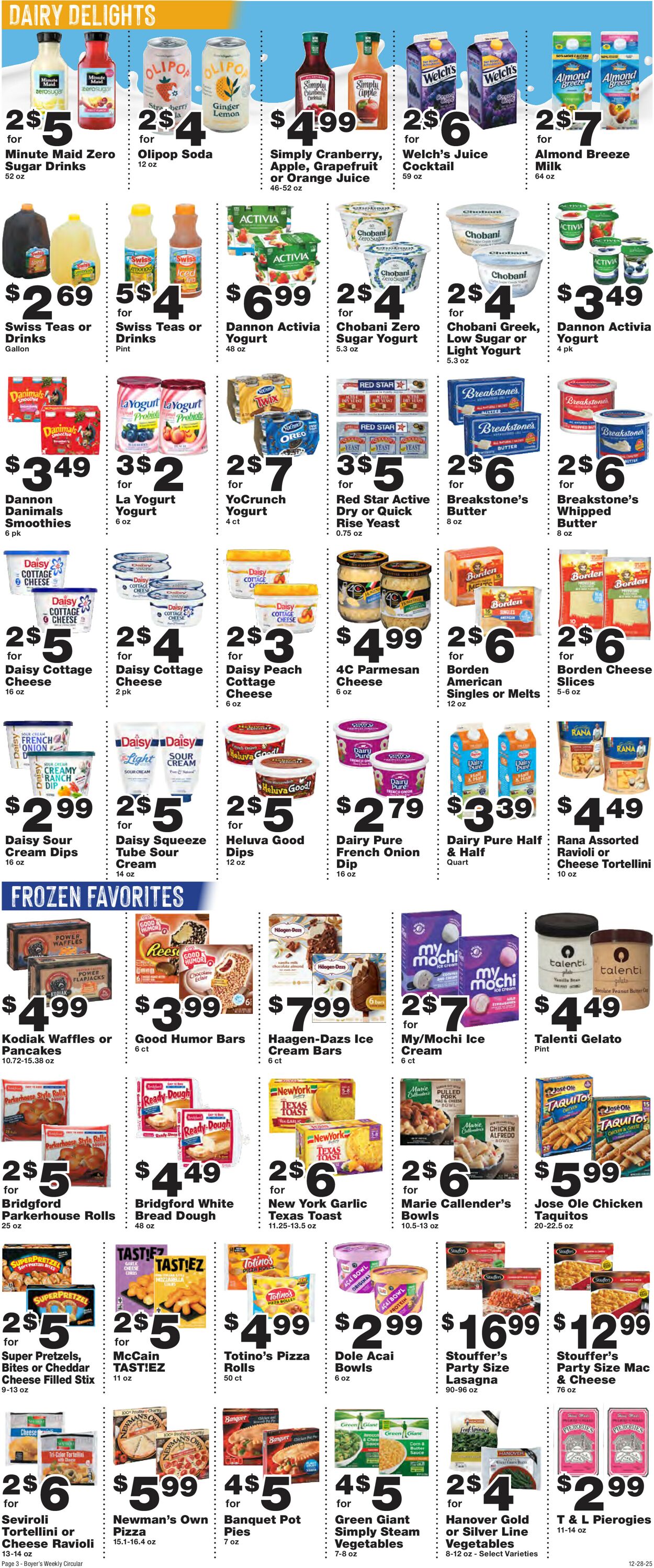 Catalogue Boyer's Food Markets from 12/28/2025